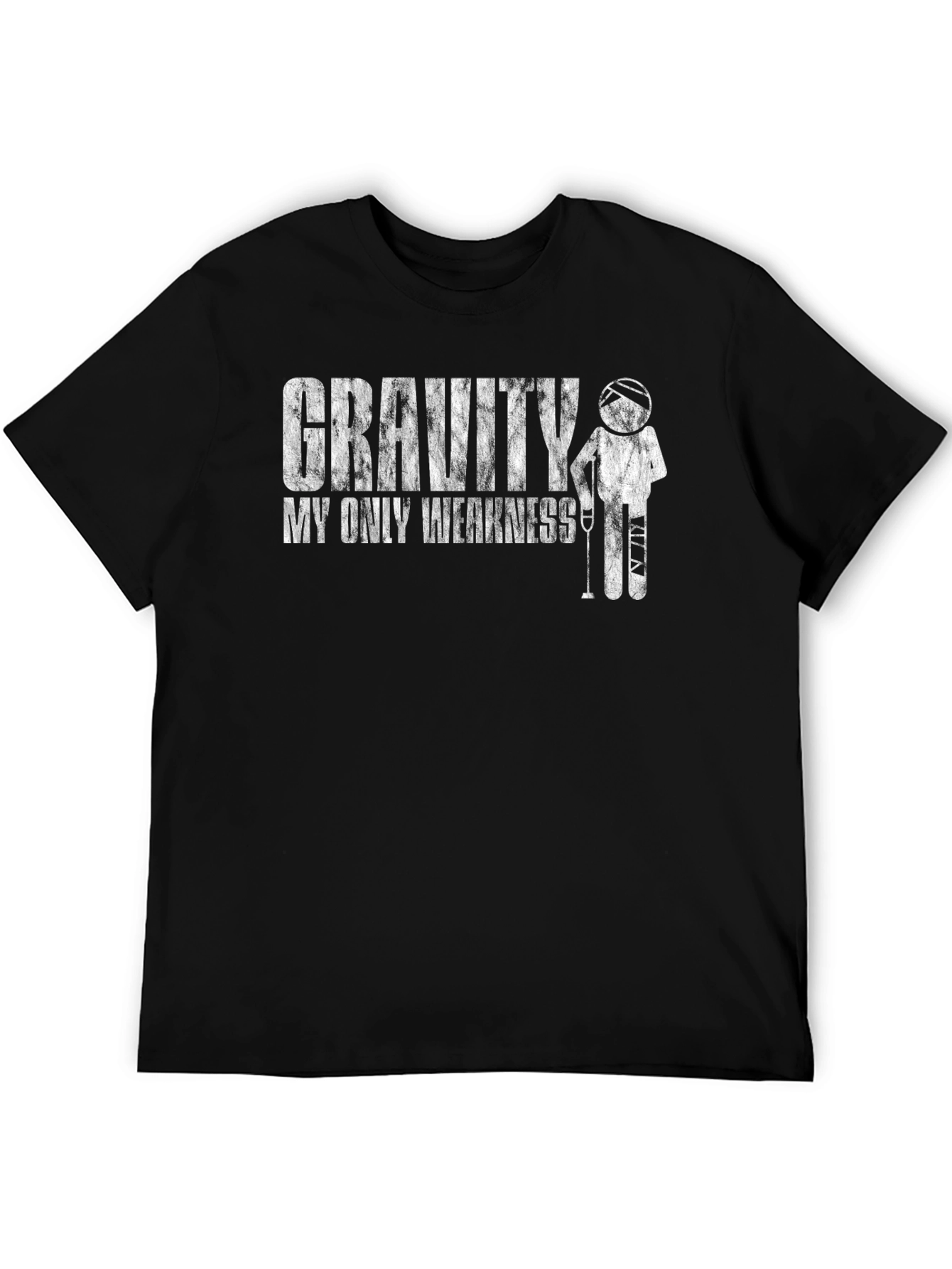 Black Gravity My Only Weakness Graphic T-Shirt Funny Humor Tee view 5