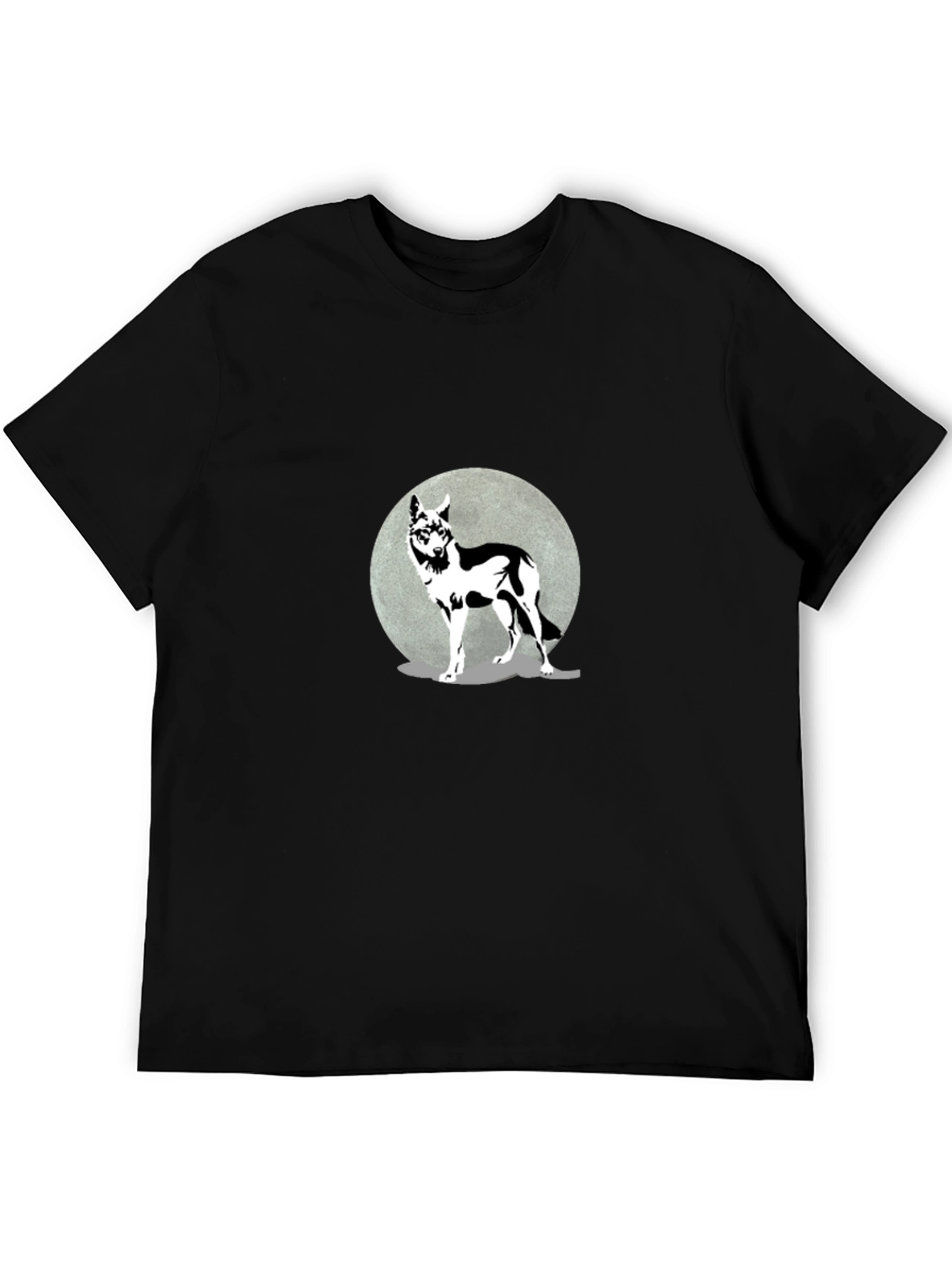 Black Wolf Moon Graphic Tee - Stylish & Unique view 5