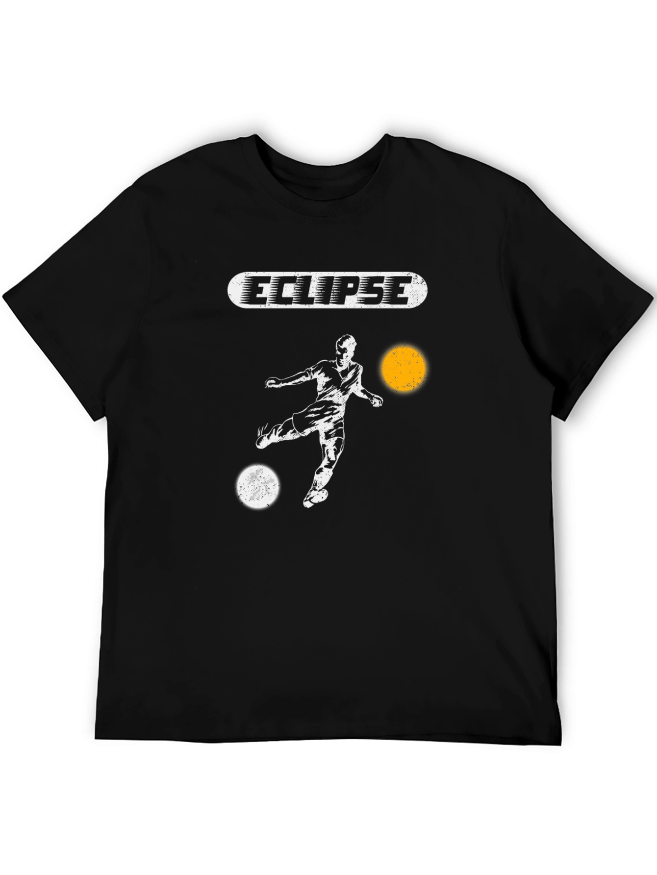 Eclipse Soccer Graphic Black T-Shirt - 5