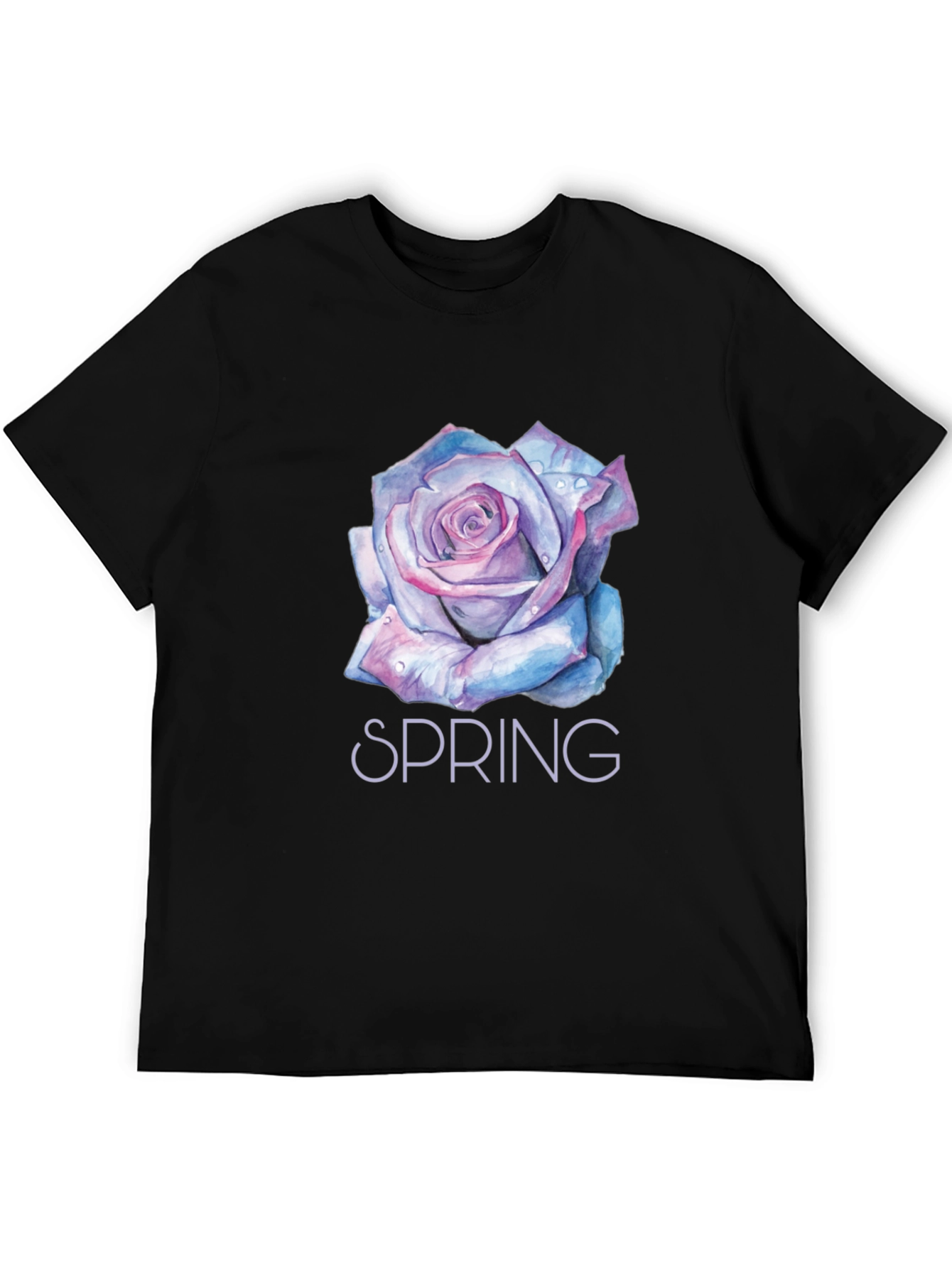 Black Spring Floral T-Shirt view 5