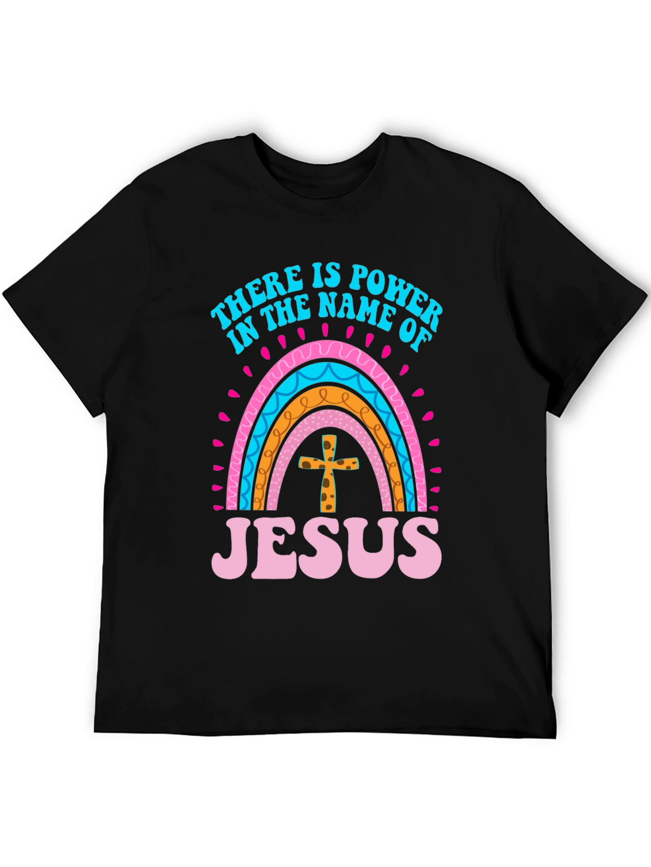 Black Power in the Name of Jesus Graphic Tee view 5