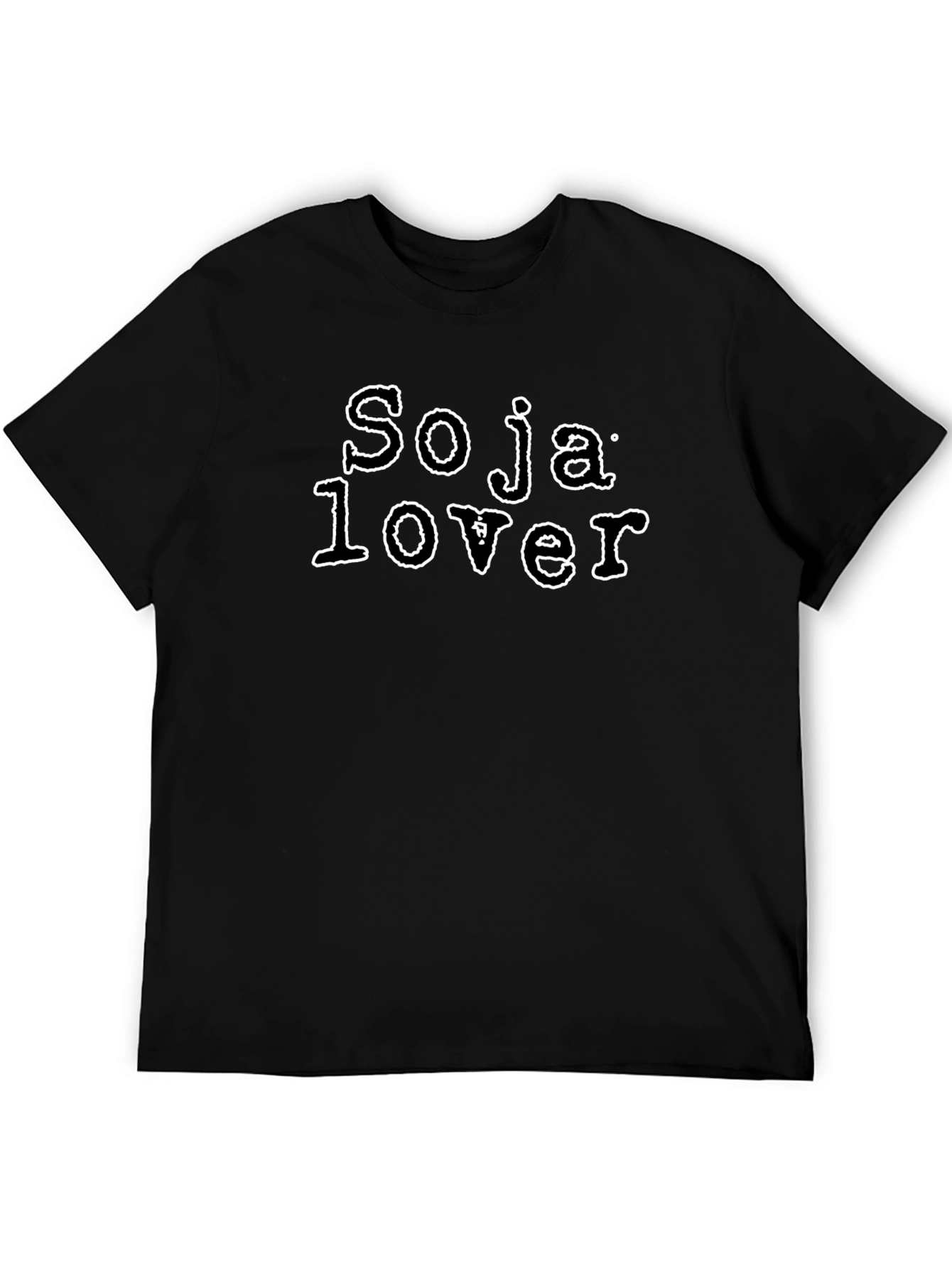 Black Sojalover Graphic Tee - Trendy Unisex Shirt view 5