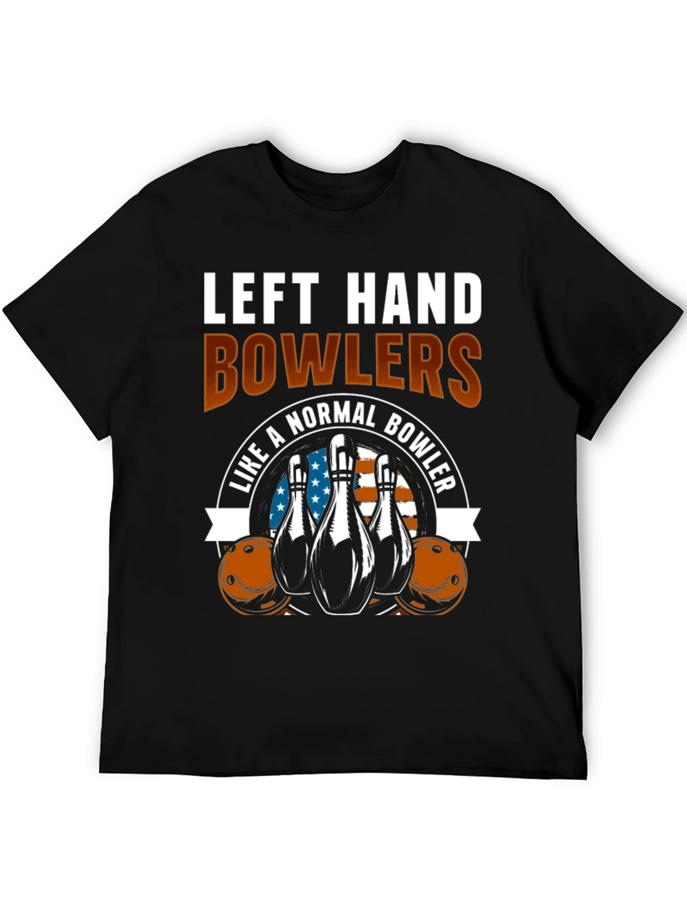 Black Left Hand Bowlers T-Shirt view 5
