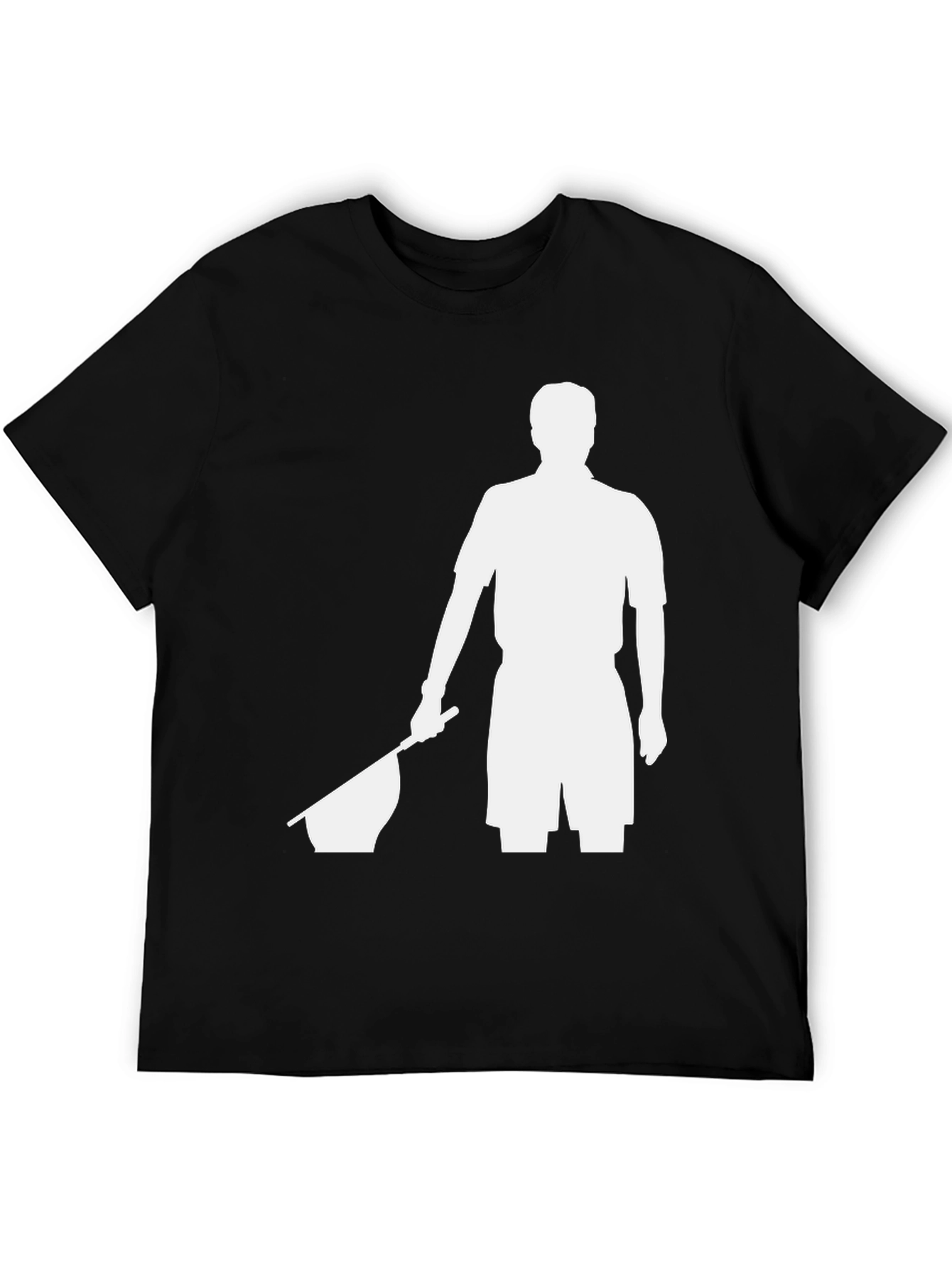 Black Referee T-Shirt - Black Graphic Tee view 5