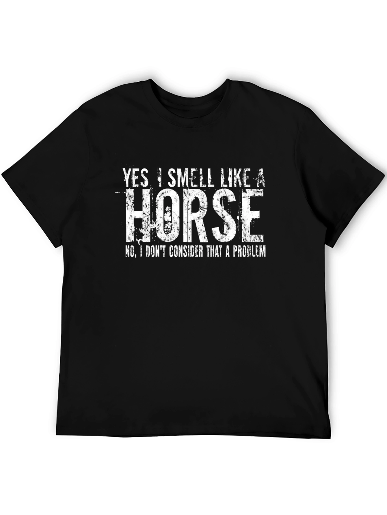Black Funny Horse Lover T-Shirt view 5