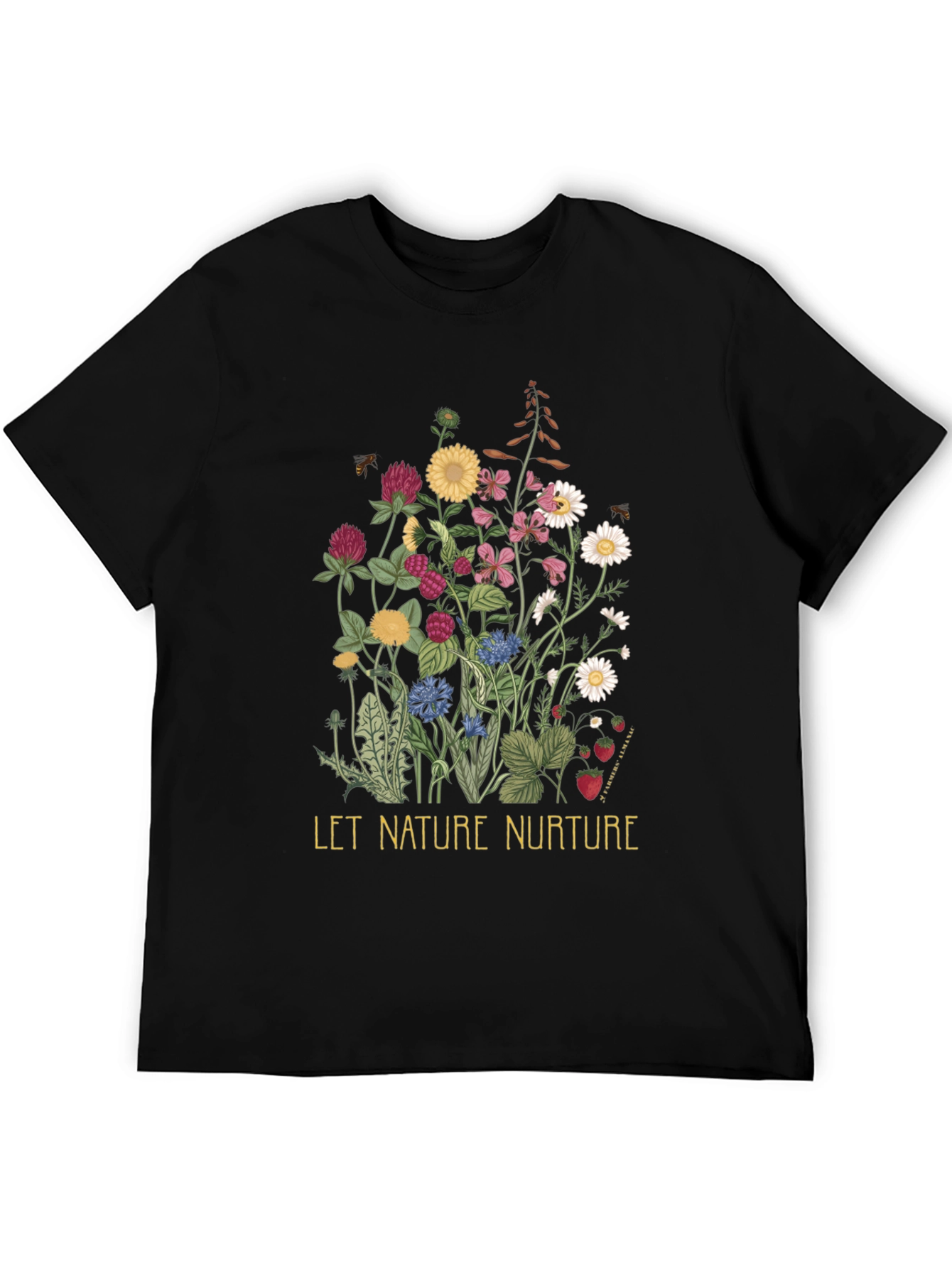 Black Nature Nurture Graphic Tee view 5