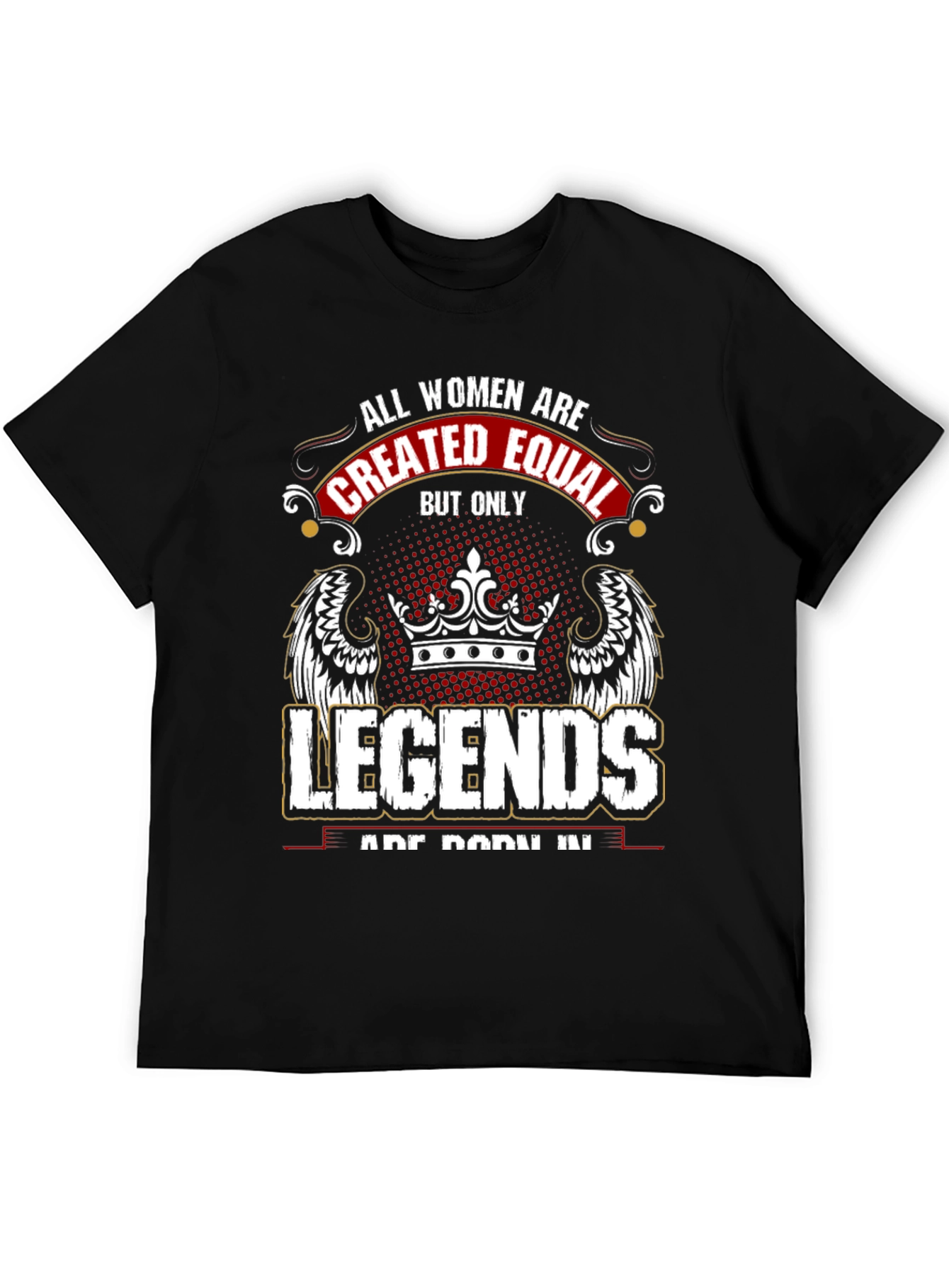 Black All Women Created Equal Legends Graphic Tee view 5