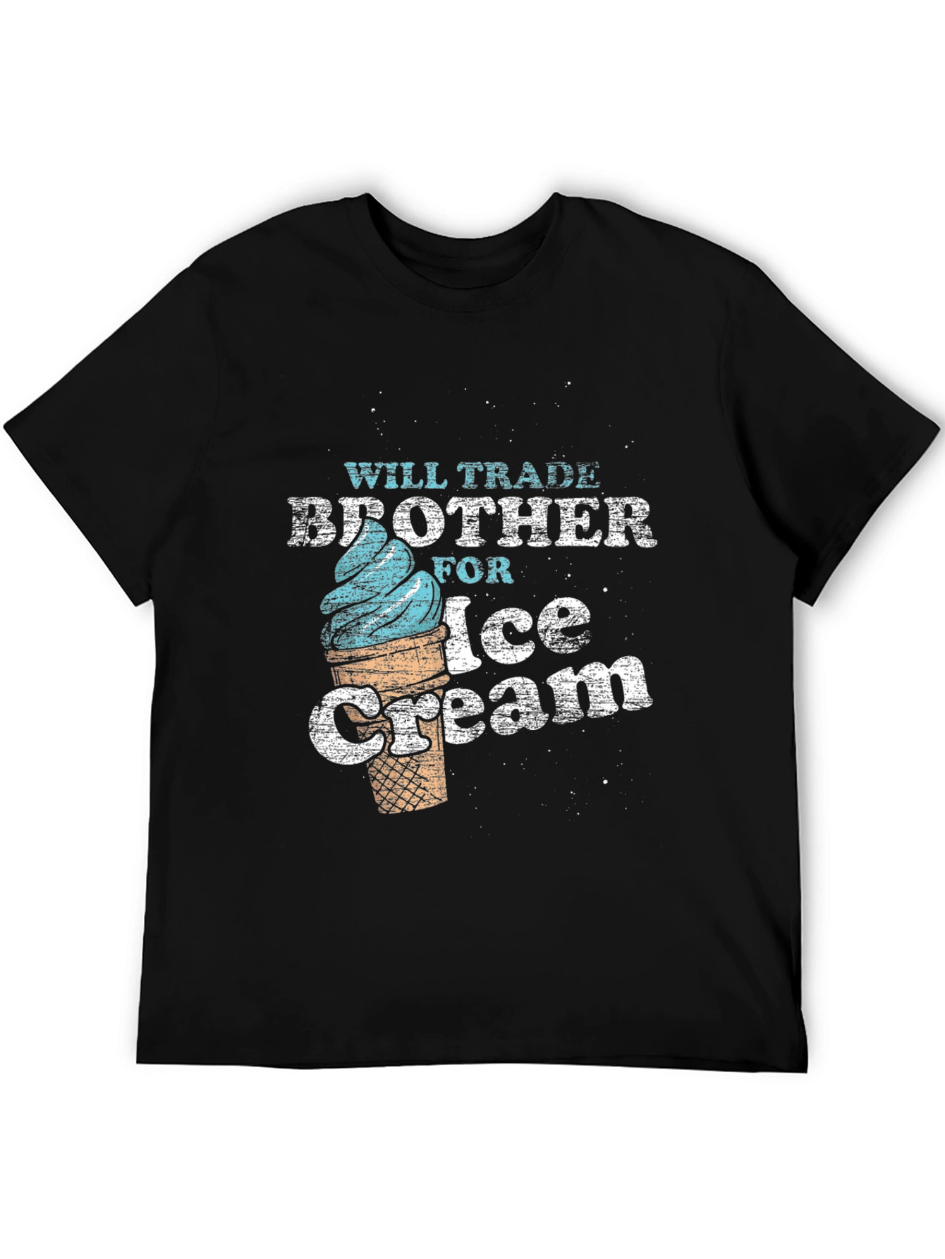Black Will Trade Brother For Ice Cream T-Shirt view 5