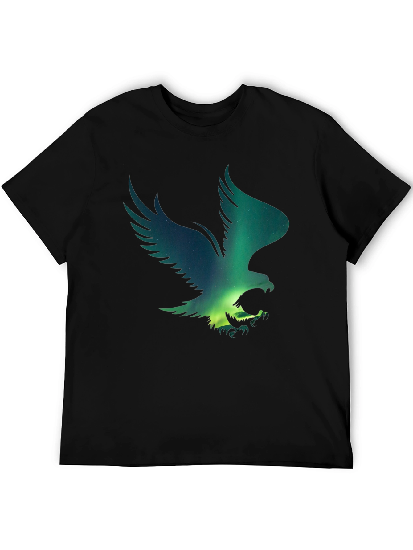 Black Eagle Aurora Graphic T-Shirt view 5