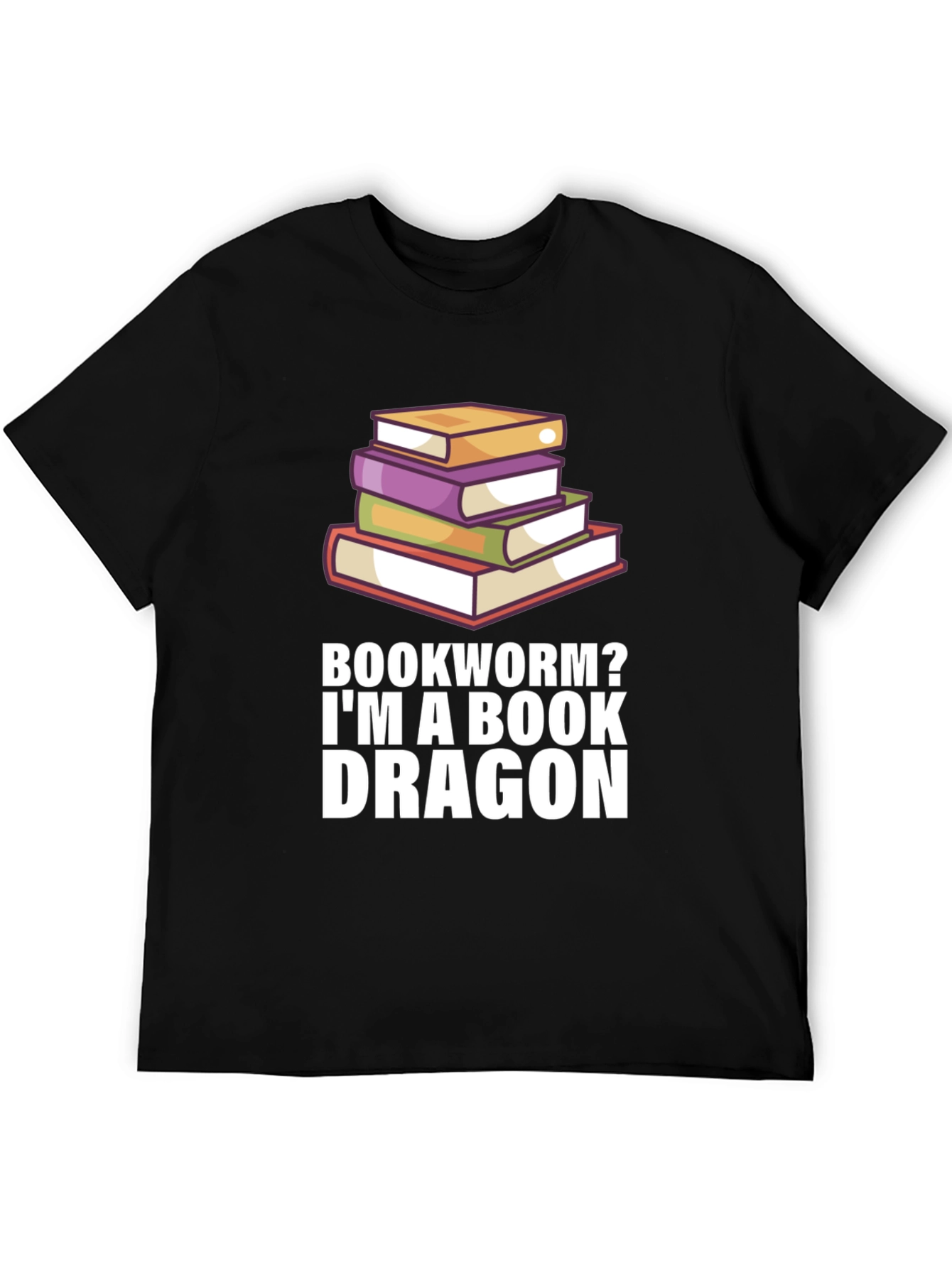Black Book Dragon Graphic Tee - Black Cotton T-Shirt view 5
