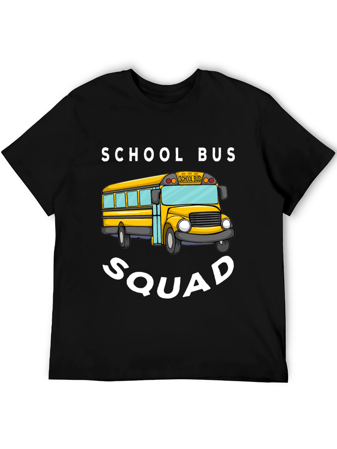 Black School Bus Squad T-Shirt view 5