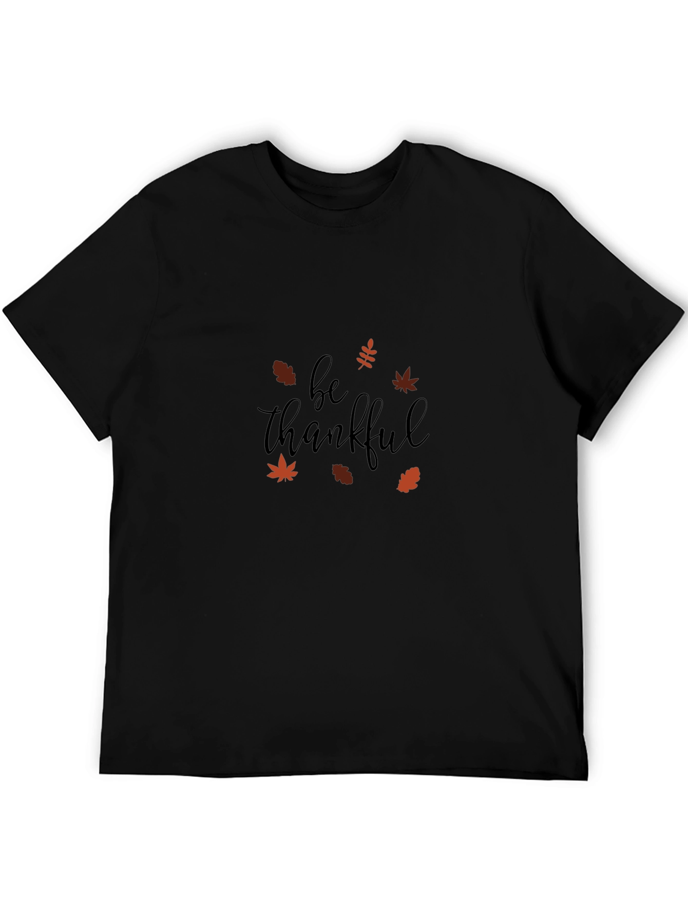Black Be Thankful Graphic Tee view 5