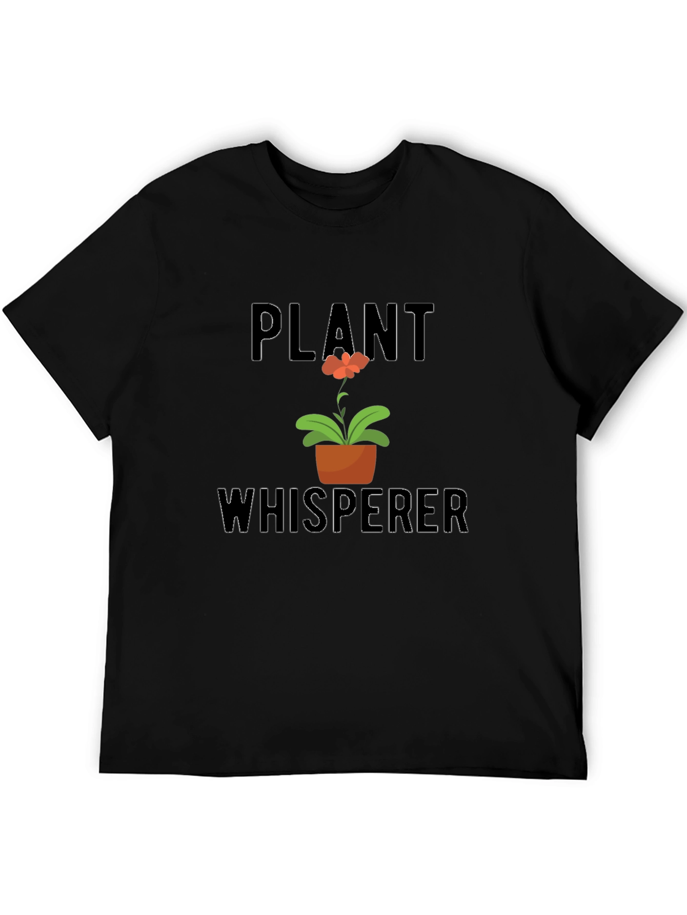 Black Plant Whisperer Graphic T-Shirt view 5