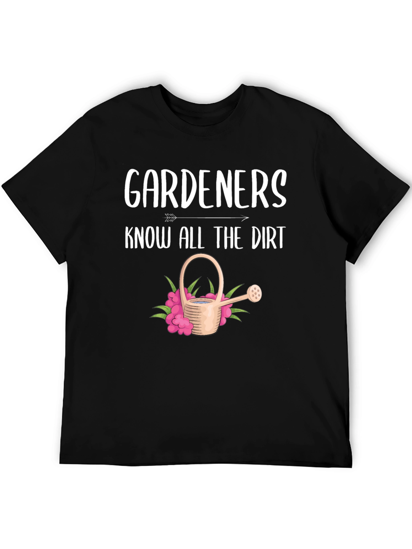 Black Gardeners Know All the Dirt T-Shirt view 5