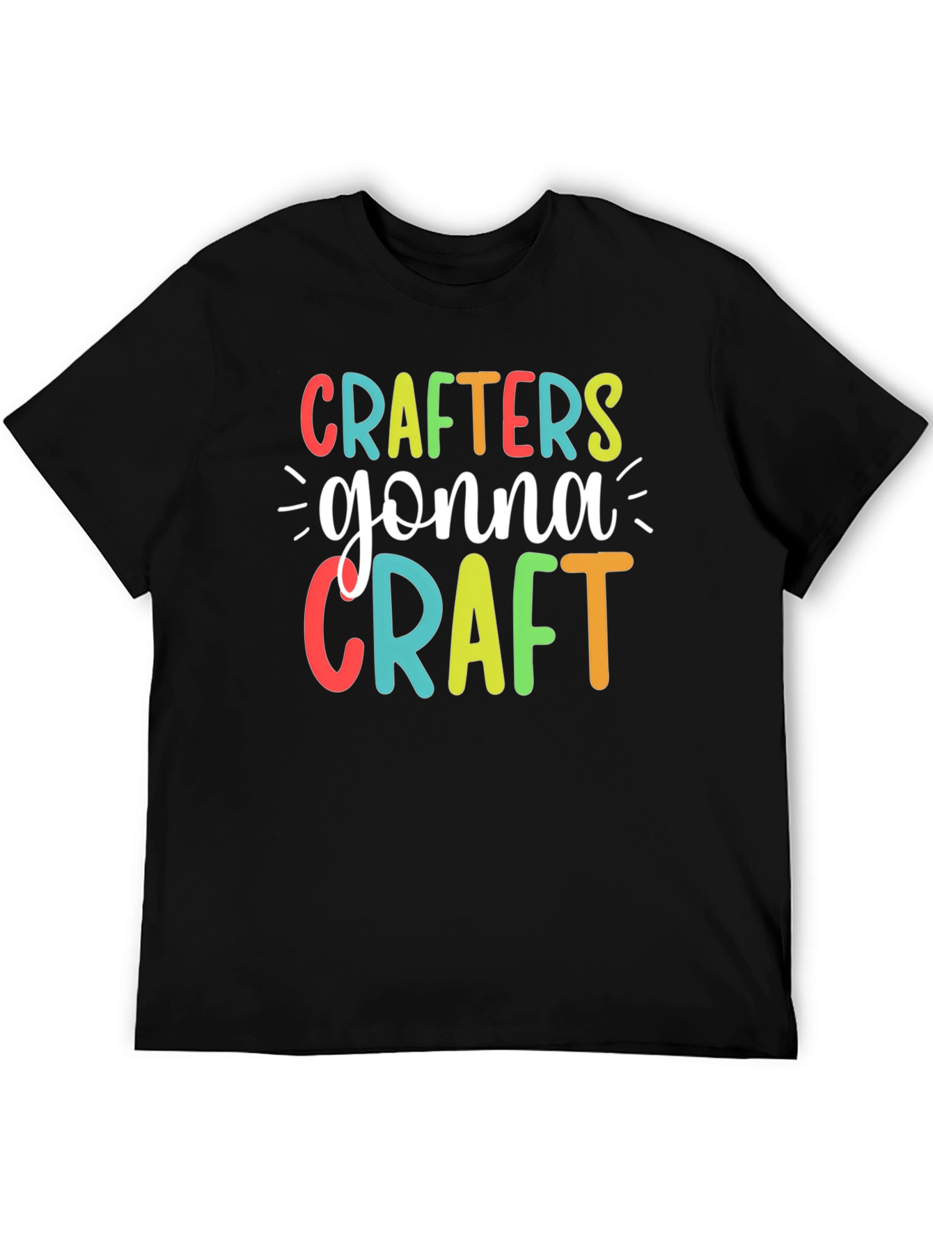 Black Crafters Gonna Craft T-Shirt, Black Tee view 5