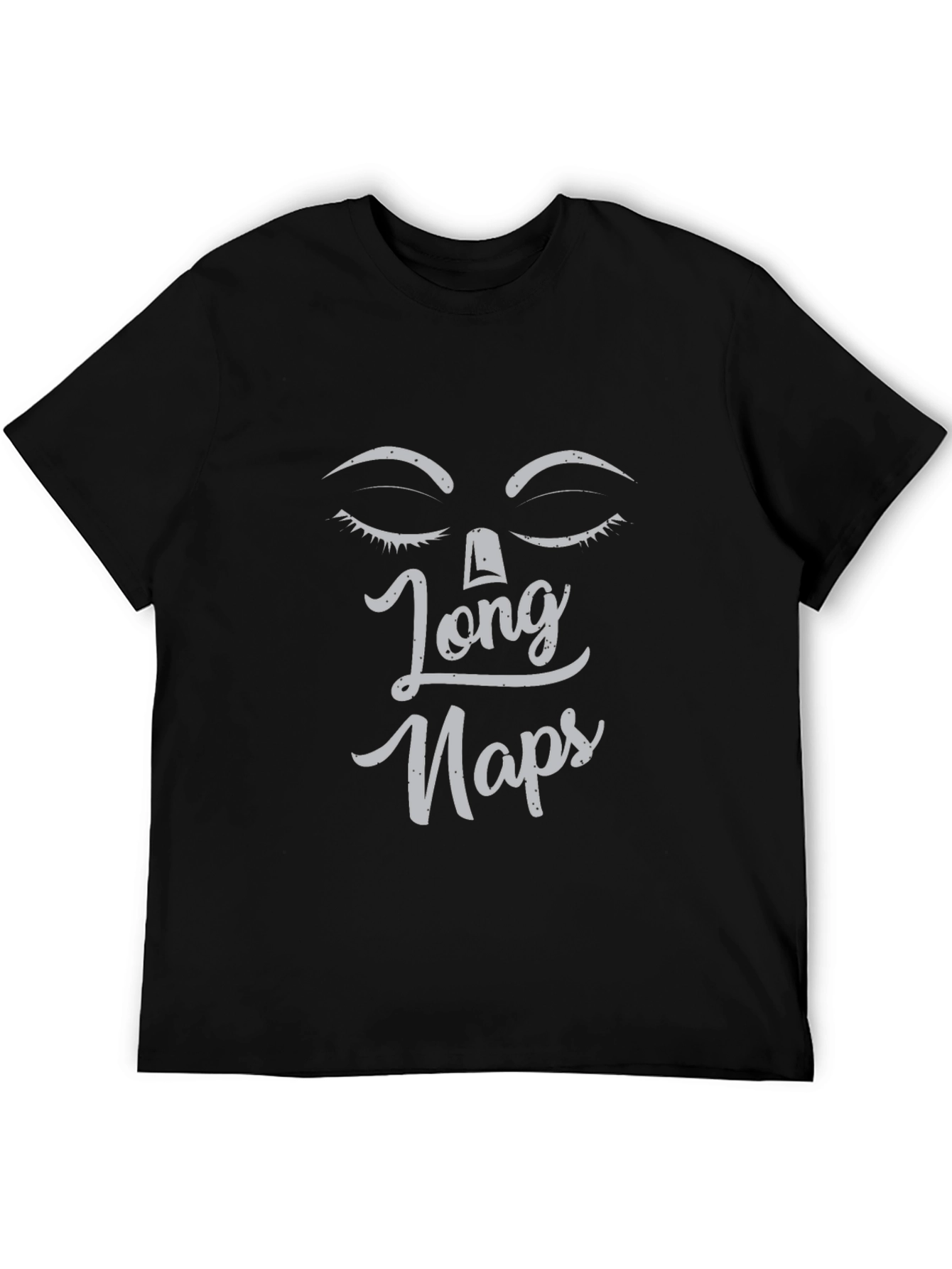 Black Long Naps Graphic Tee - Comfort & Style view 5