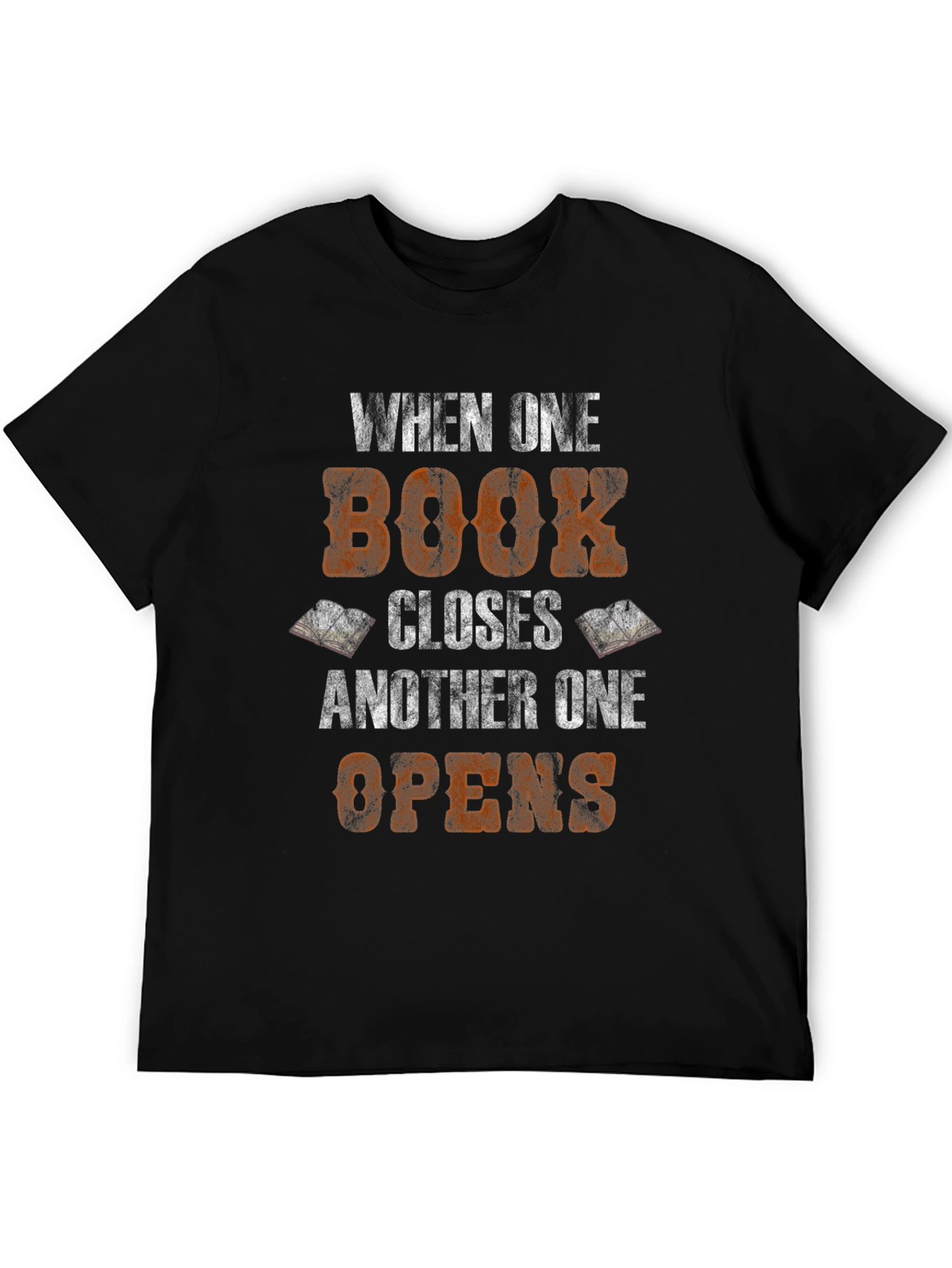 Black Book Lover T-Shirt - When One Book Closes... view 5