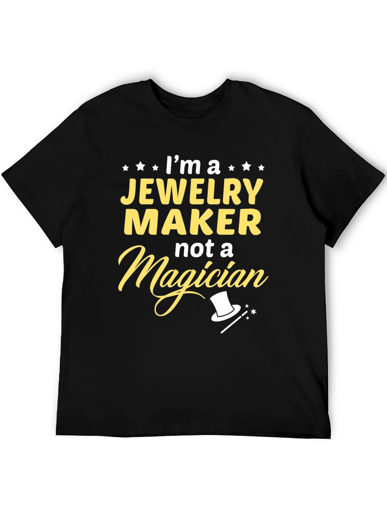 Black Jewelry Maker T-Shirt - Funny Profession Tee view 5