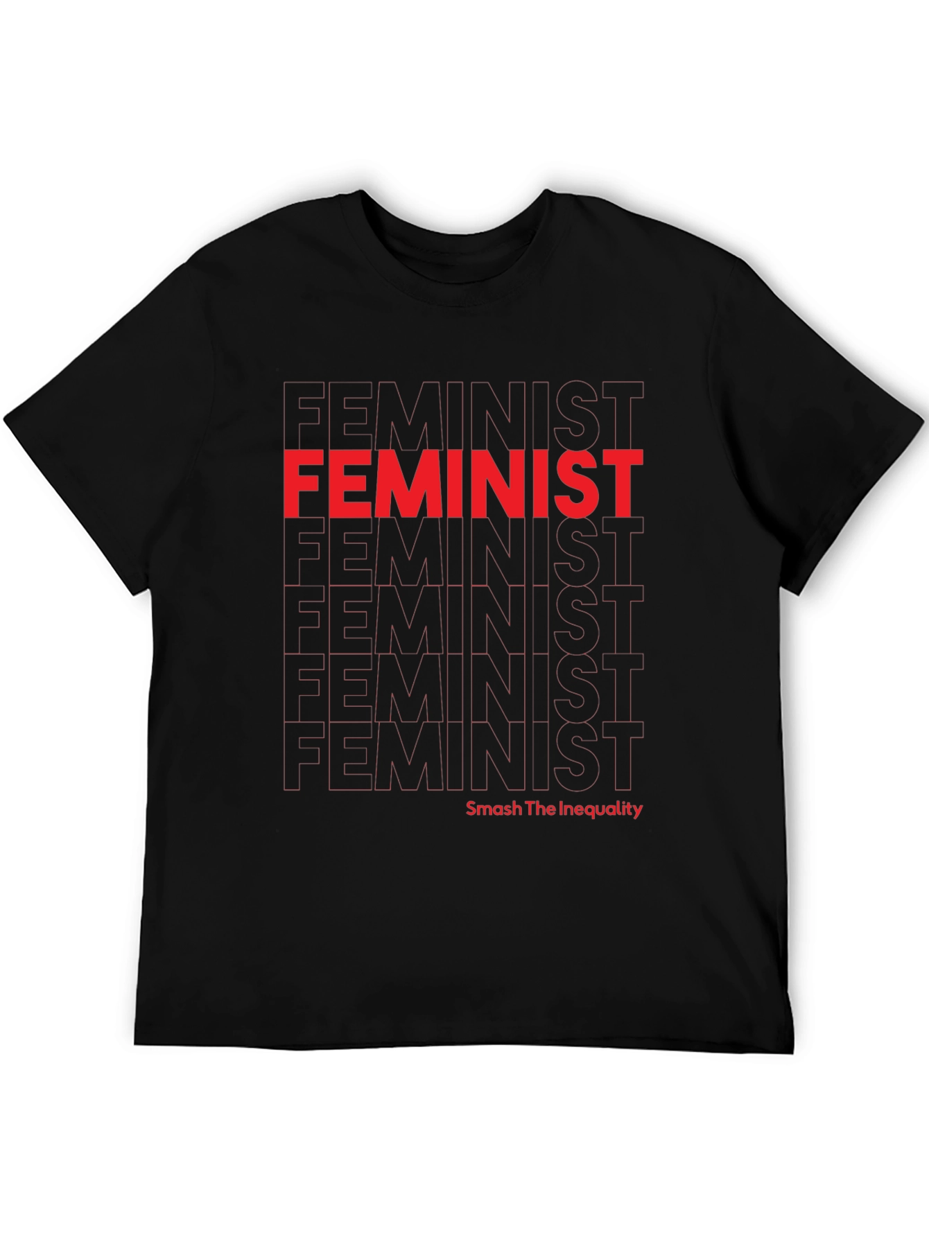 Black Feminist Graphic Tee - Smash Inequality view 5