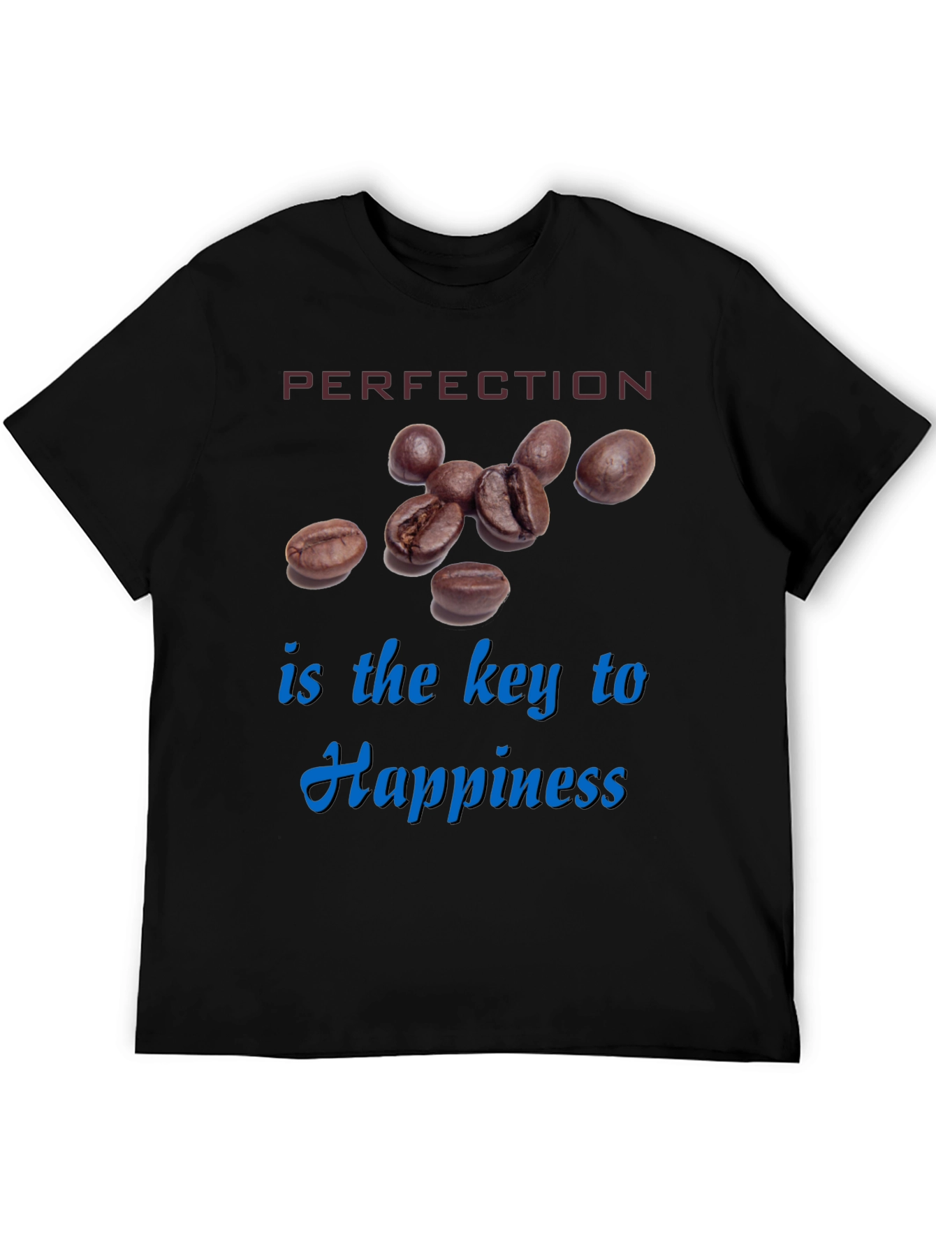 Black Perfection is Key Coffee Graphic Tee view 5