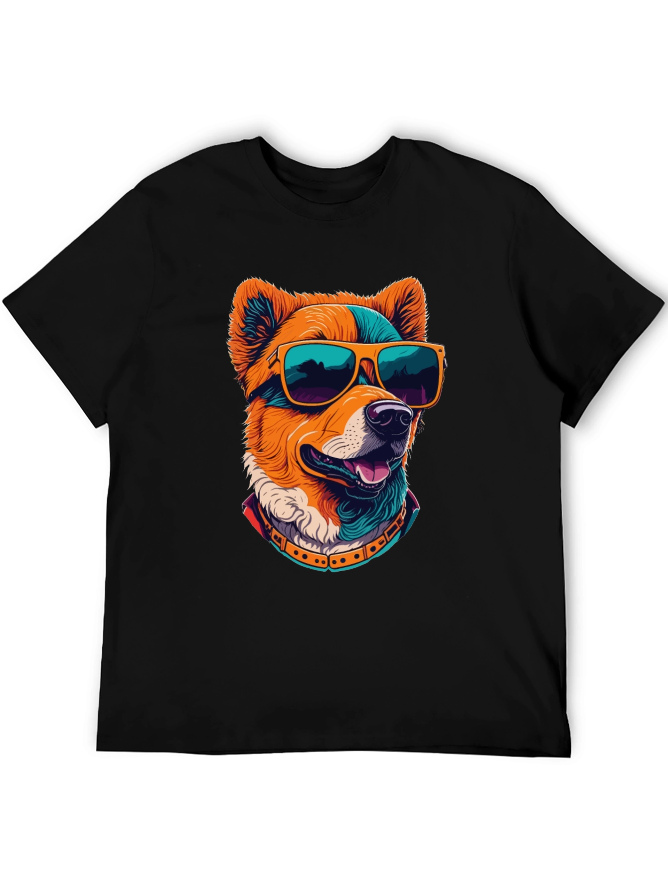 Cool Dog Graphic Tee - Black T-Shirt - 5