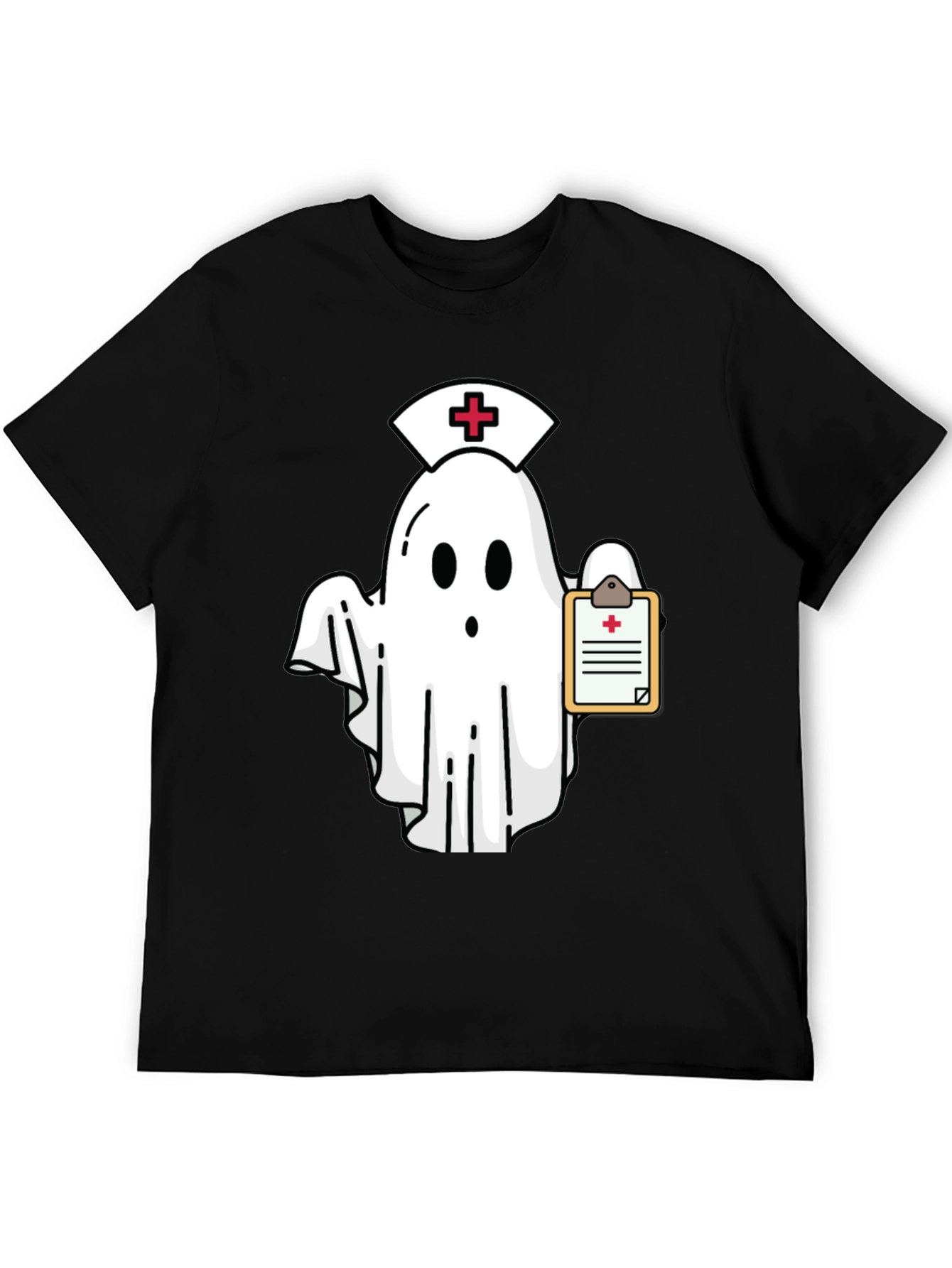 Black Nurse Ghost T-Shirt view 5