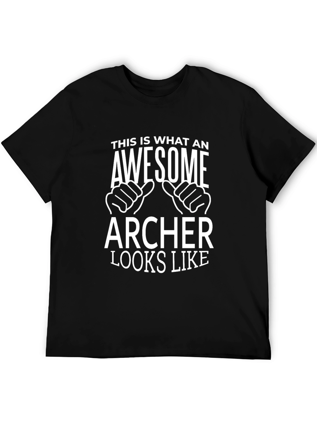 Black Awesome Archer T-Shirt view 5