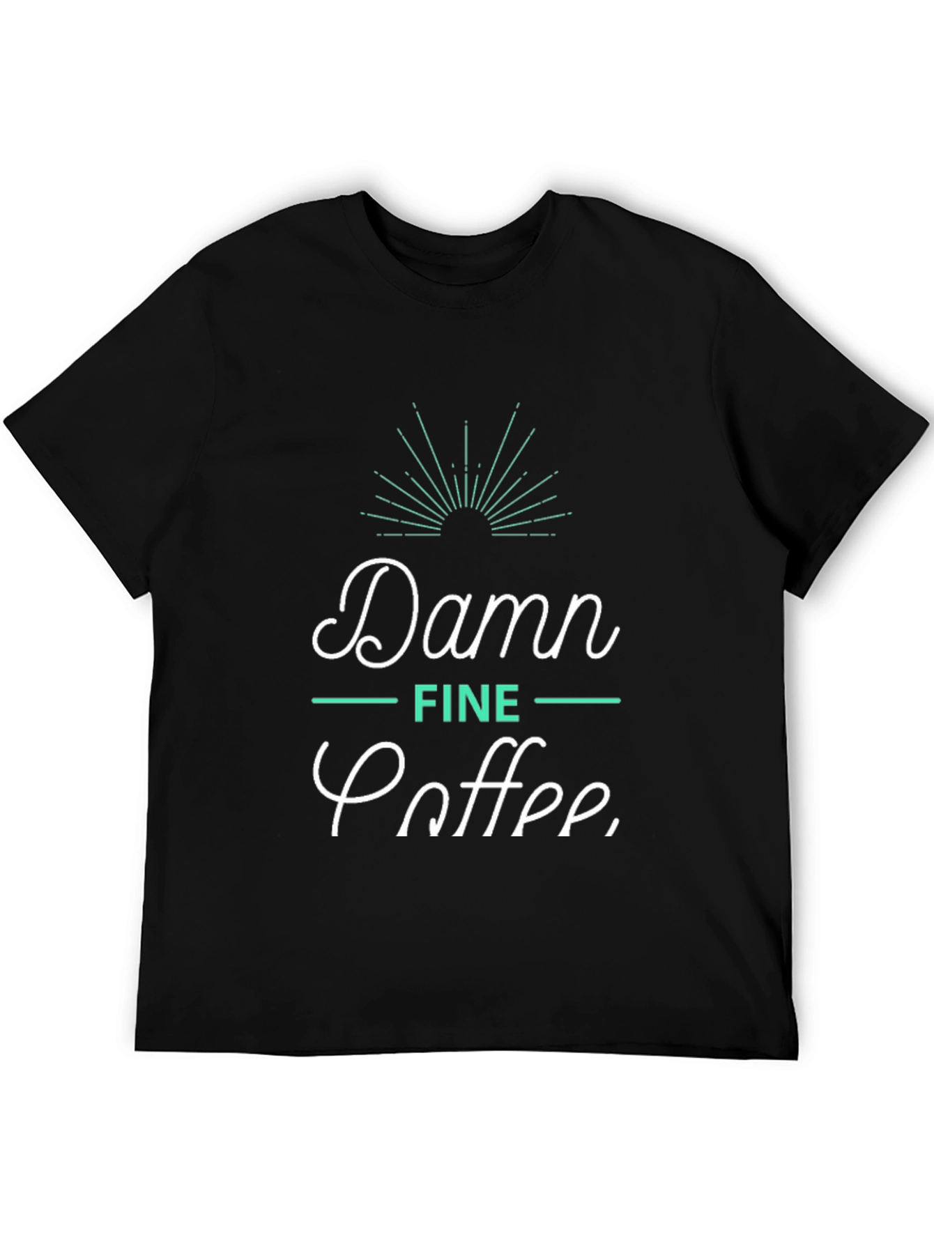 Black Damn Fine Coffee Graphic Tee - Unisex Casual Top view 5