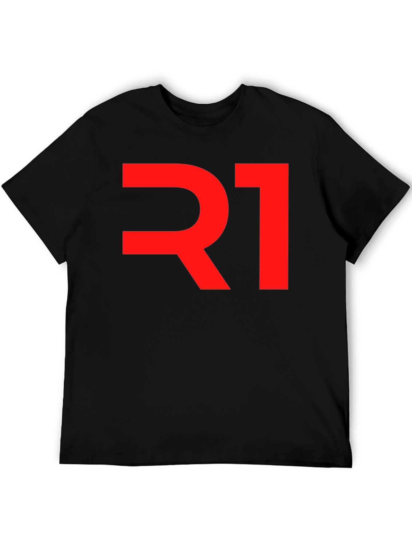 Black Bold R1 Graphic Tee - Statement Style view 5