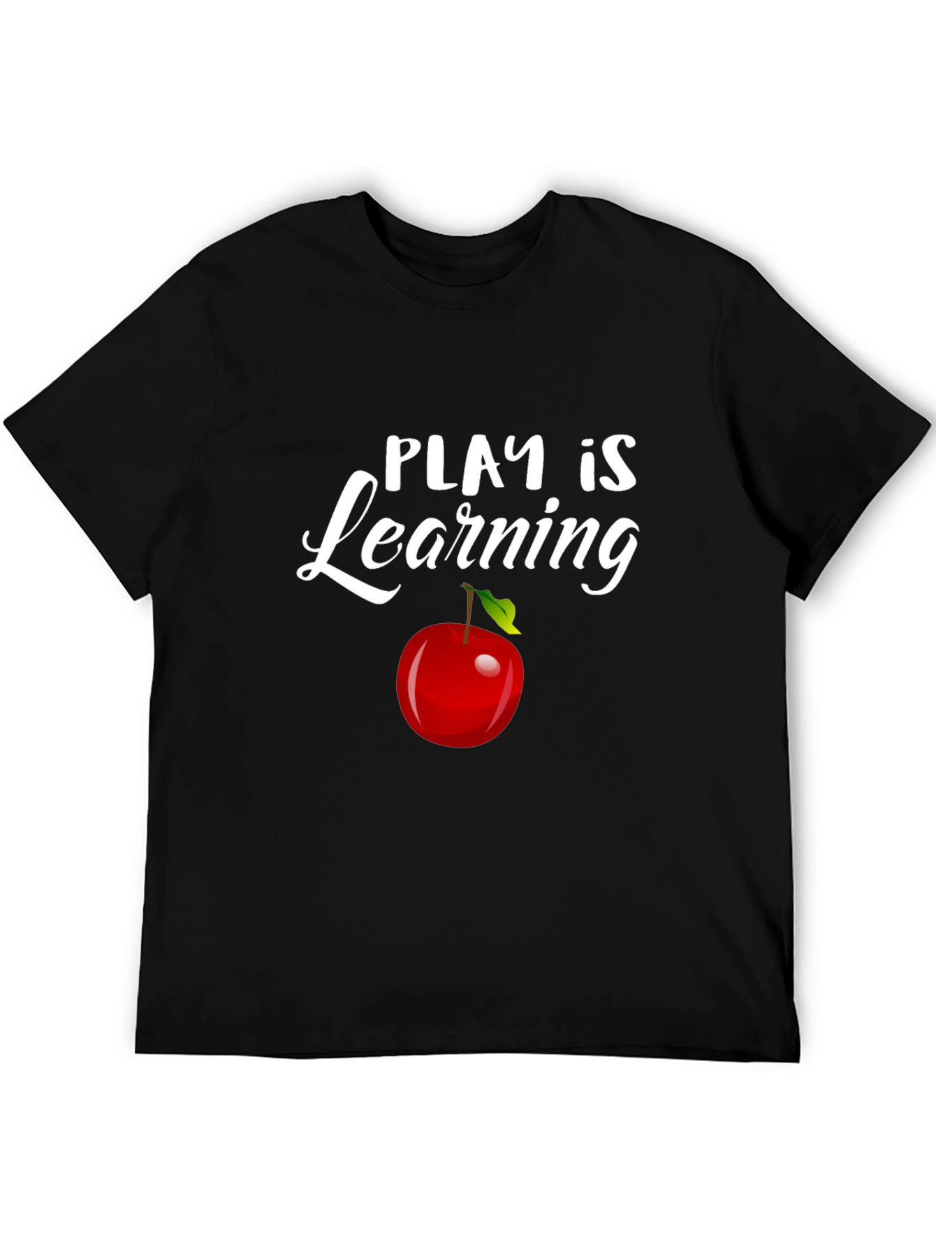 Black Play is Learning T-Shirt - Fun Educational Tee view 5