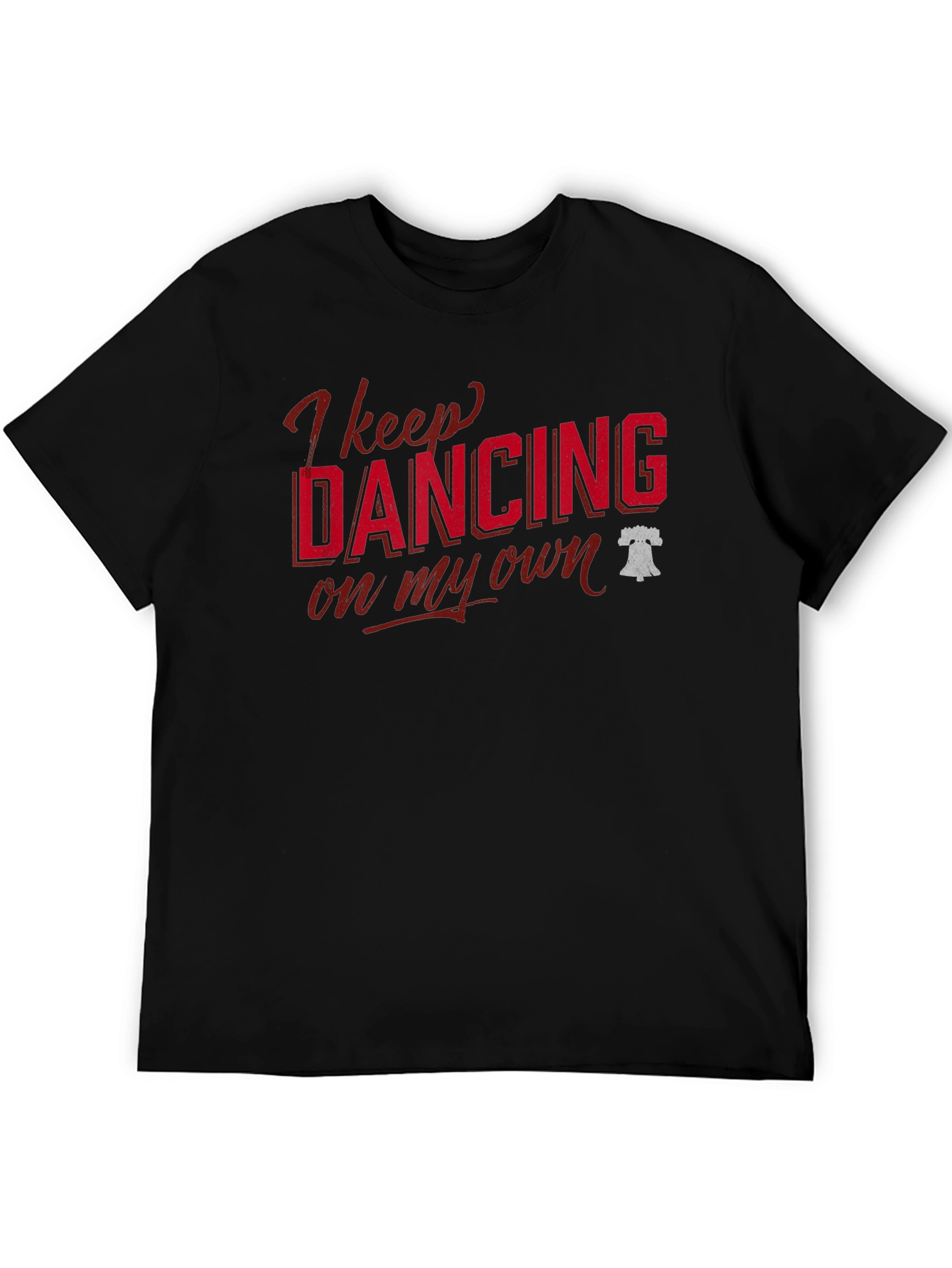 Black I Keep Dancing On My Own Graphic Tee view 5