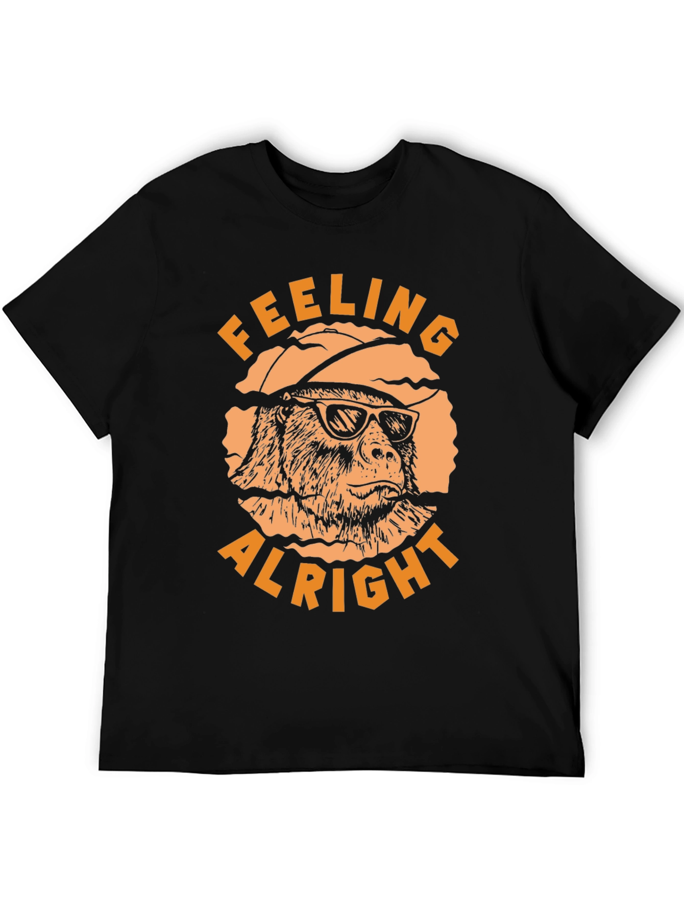 Black Feeling Alright T-Shirt view 5
