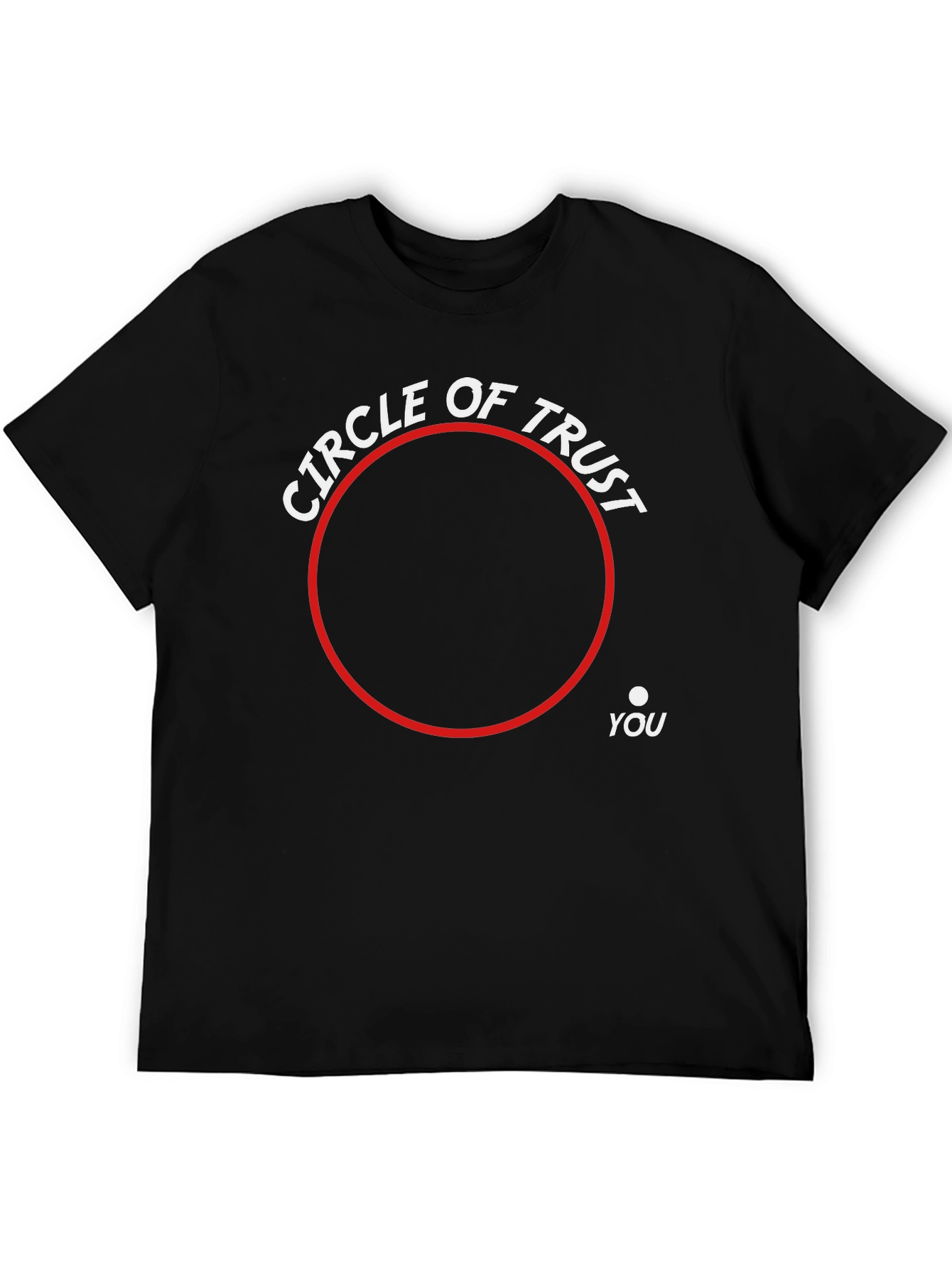Black Circle of Trust Graphic Tee - You're Outside! view 5