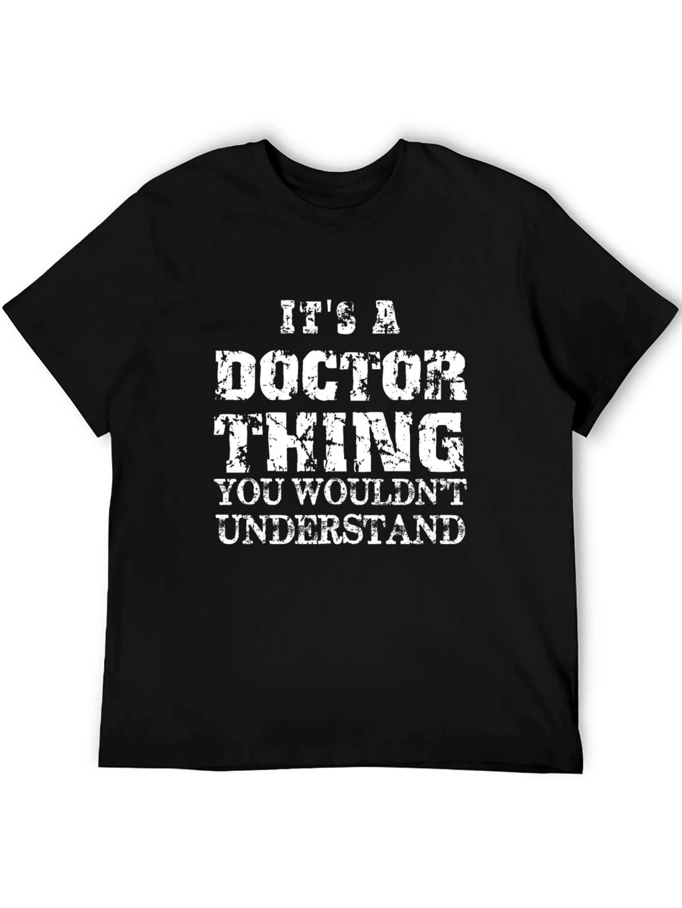 Black It's a Doctor Thing T-Shirt view 5