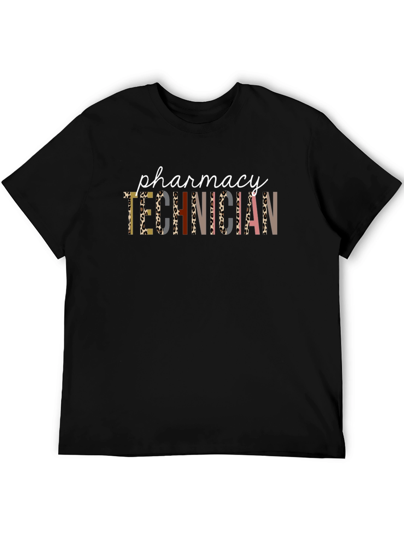 Black Pharmacy Technician Graphic Tee view 5