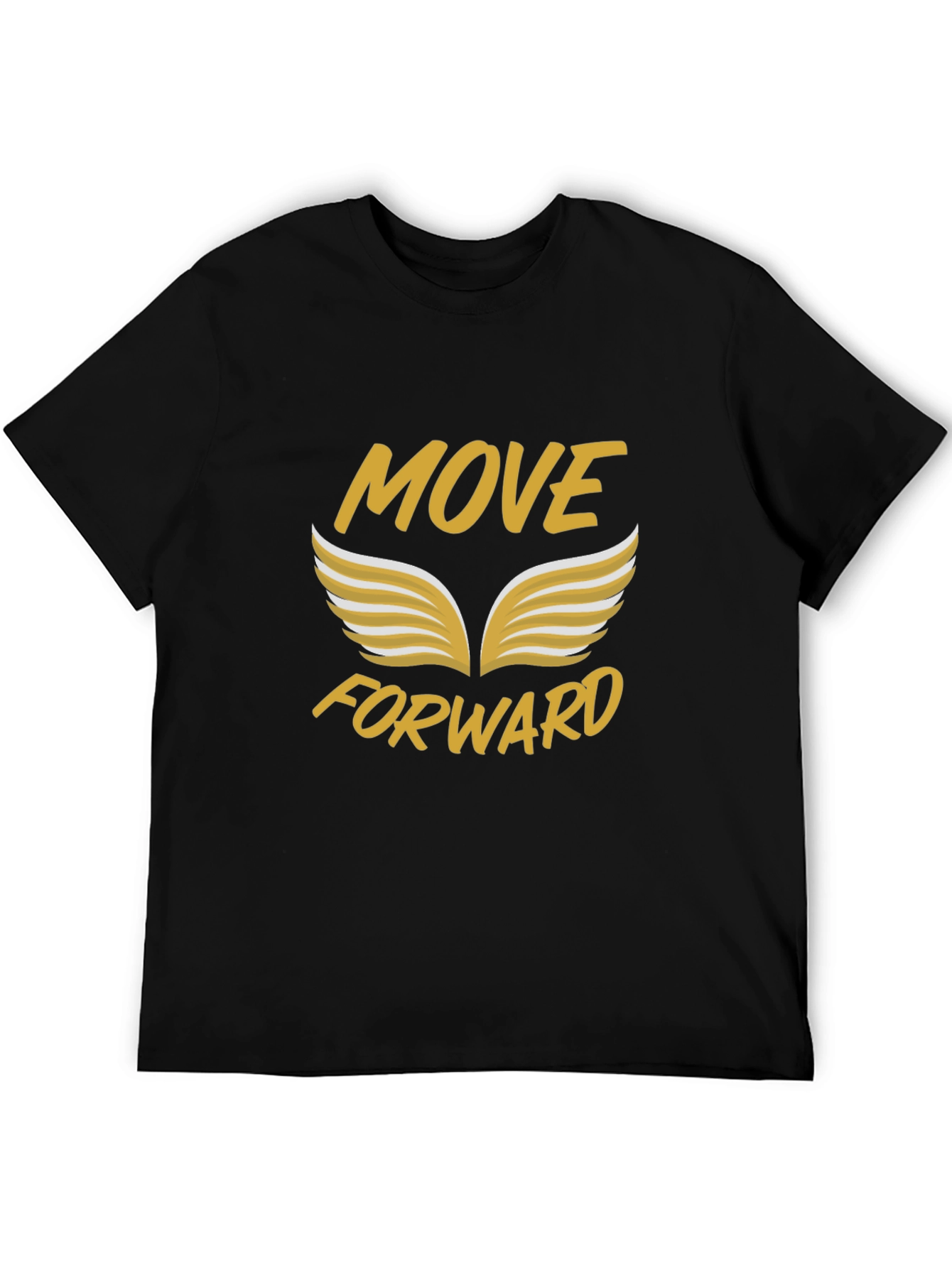 Black Move Forward Graphic Tee view 5