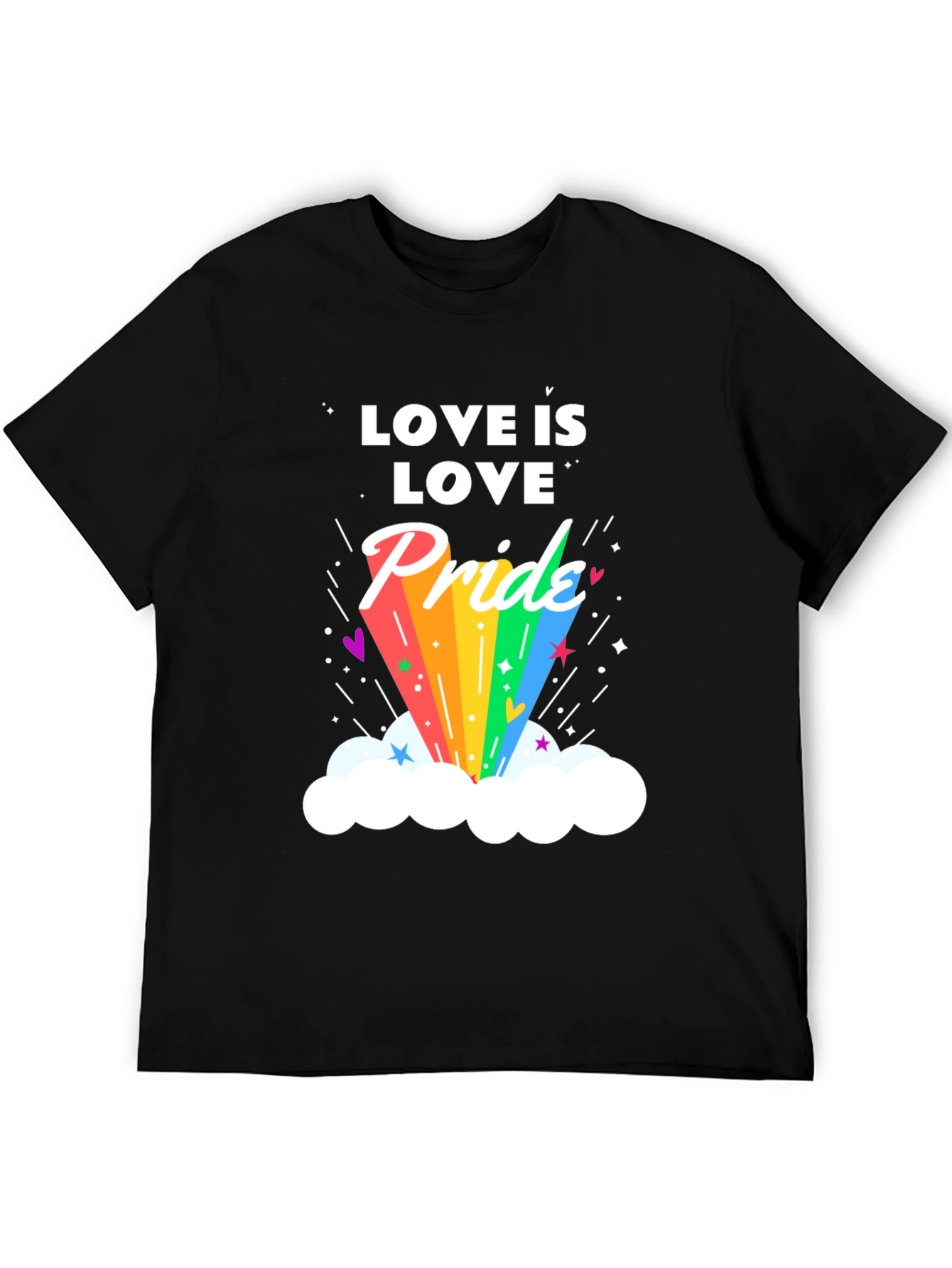 Black Love is Love Pride Graphic T-Shirt view 5