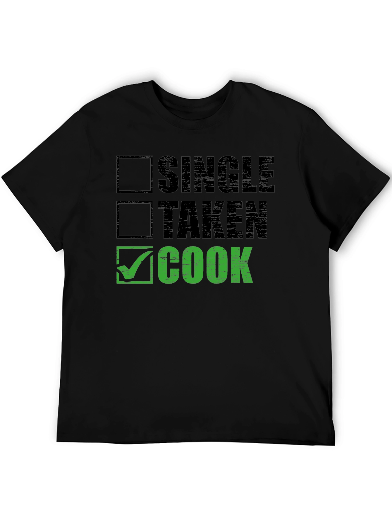 Black Single Taken Cook Graphic T-Shirt view 5