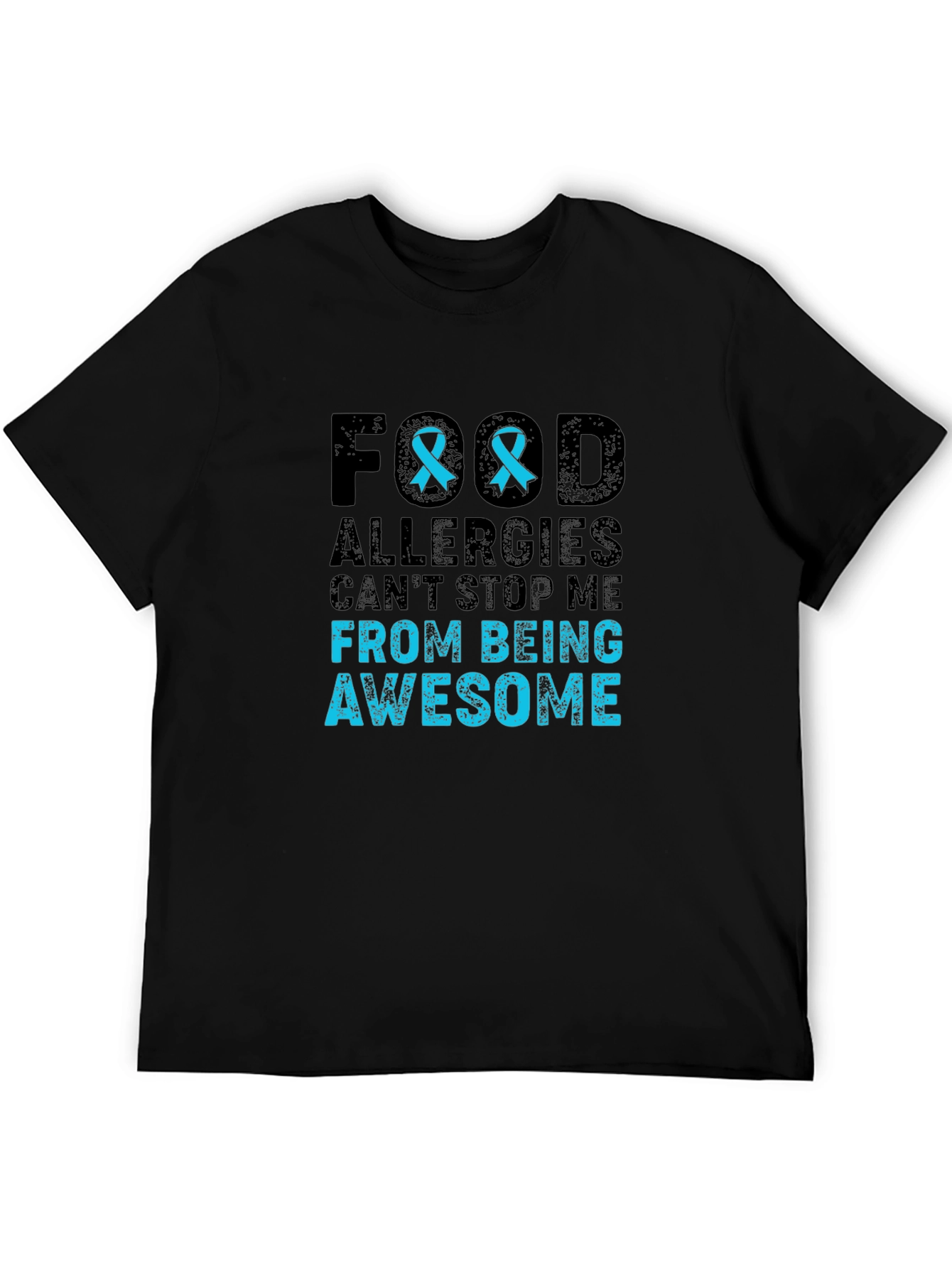 Black Food Allergies Awareness T-Shirt - Awesome! view 5