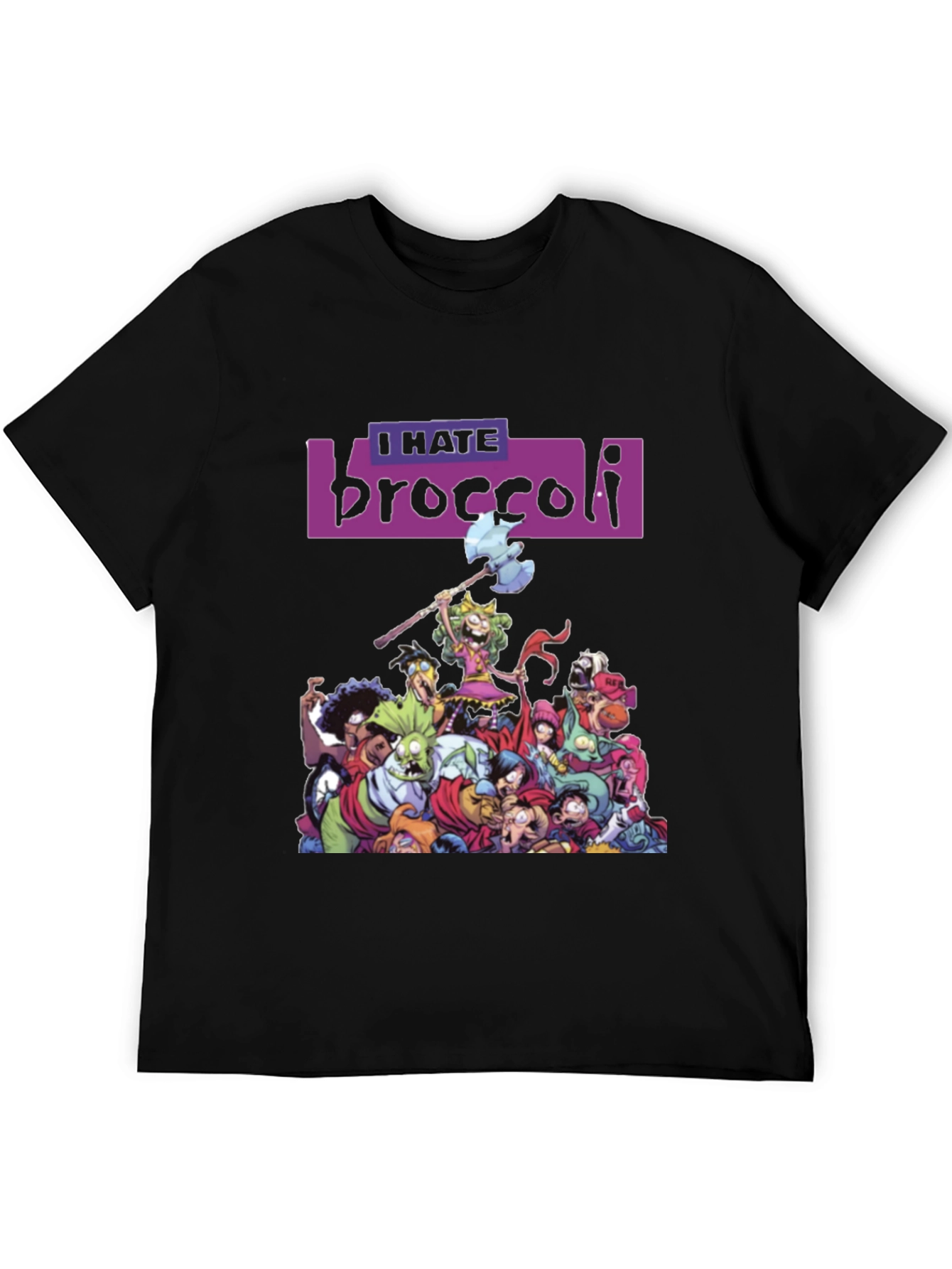 I Hate Broccoli T-Shirt - Quirky Graphic Tee - 5