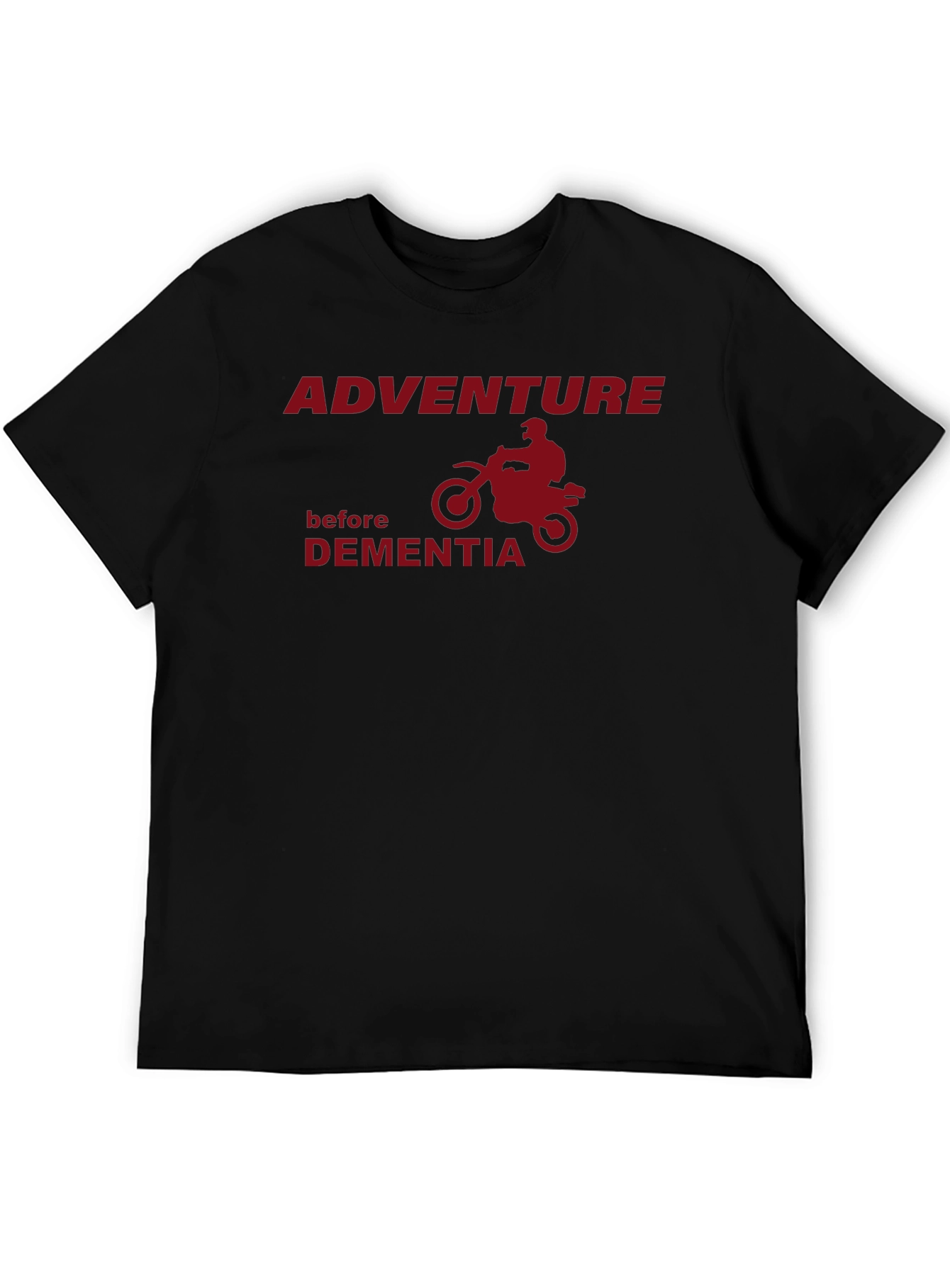 Black Adventure Before Dementia T-Shirt view 5