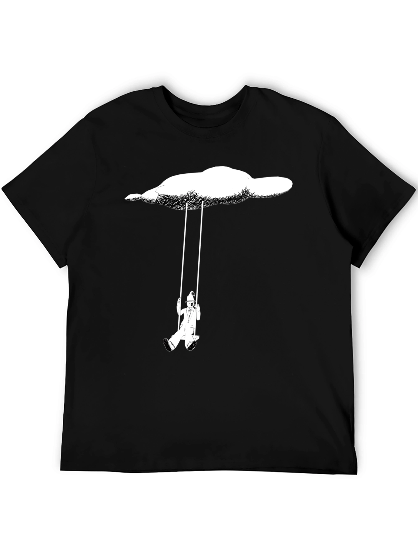 Black Cloud Swing Black T-Shirt view 5