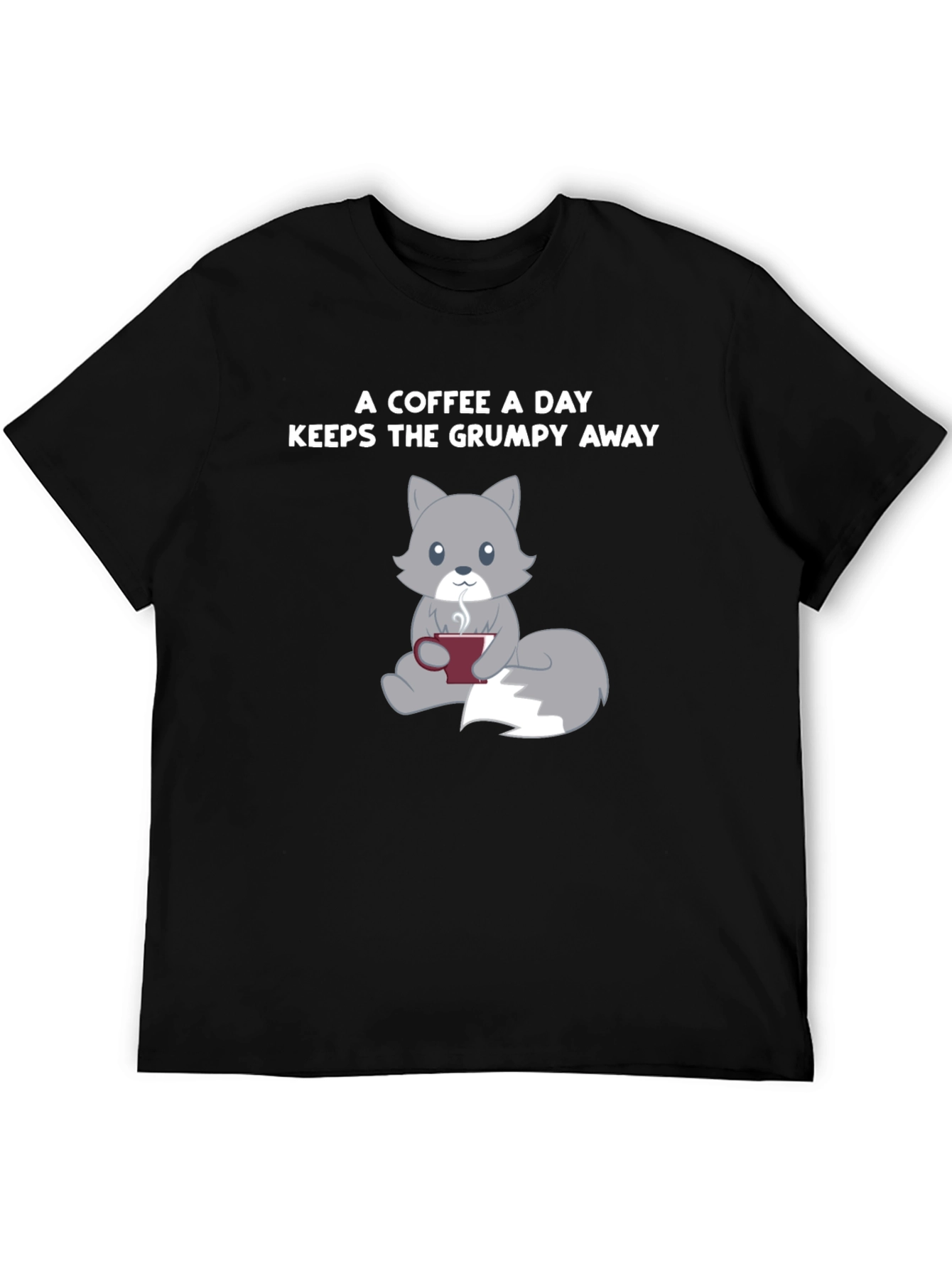 Black Coffee & Grumpy Away T-Shirt view 5