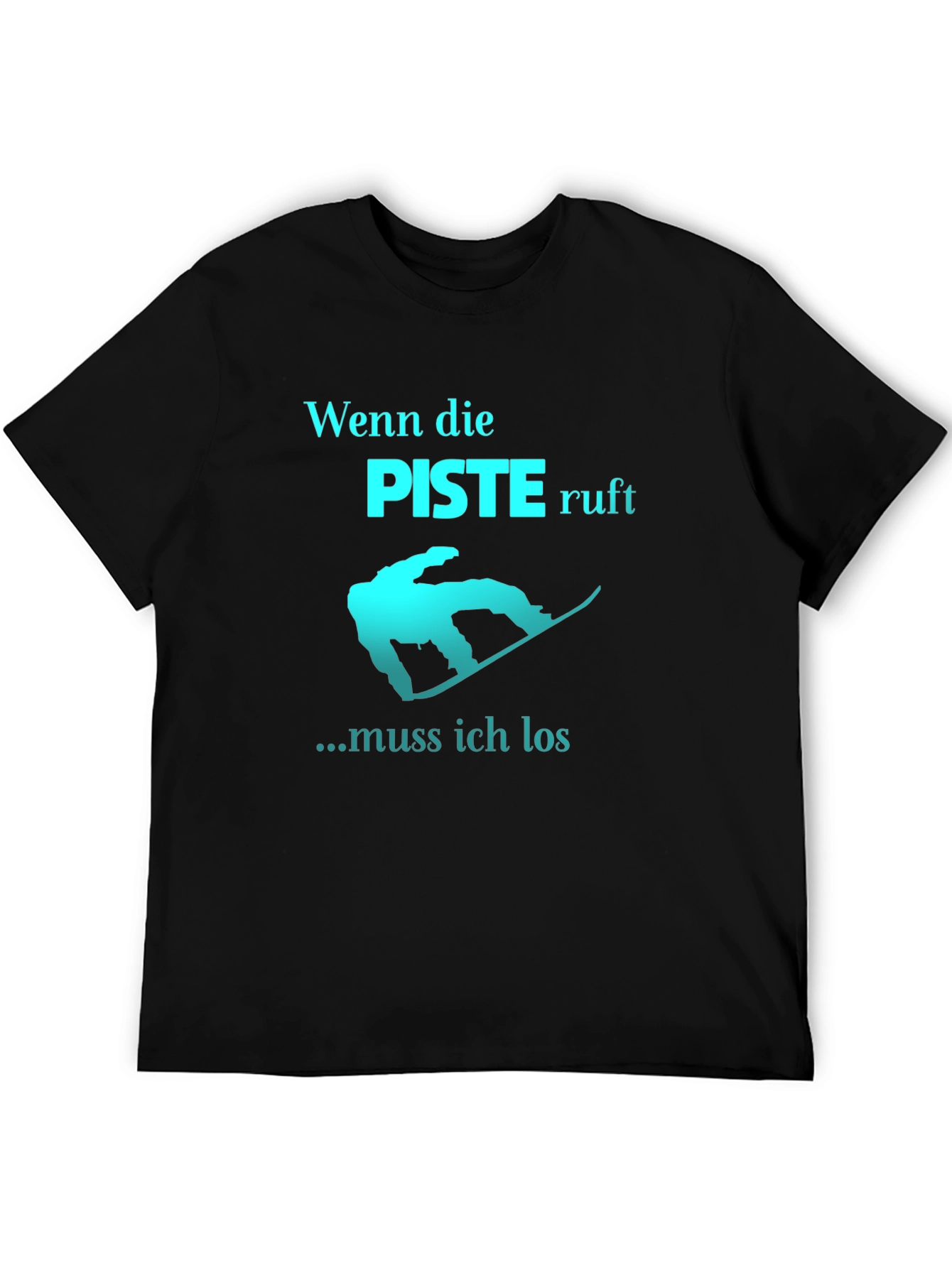 Wenn Die Piste Ruft Graphic Tee - 5