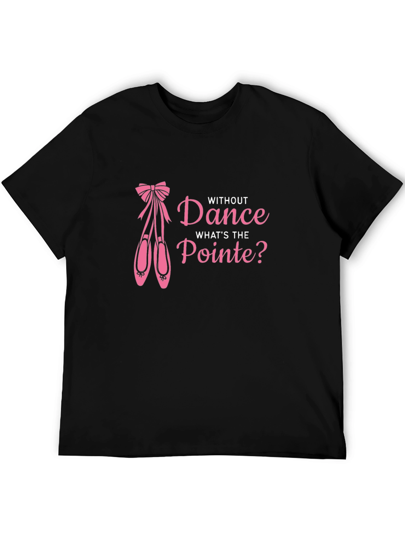 Black Dance Pointe T-Shirt - Ballet Lover Tee view 5