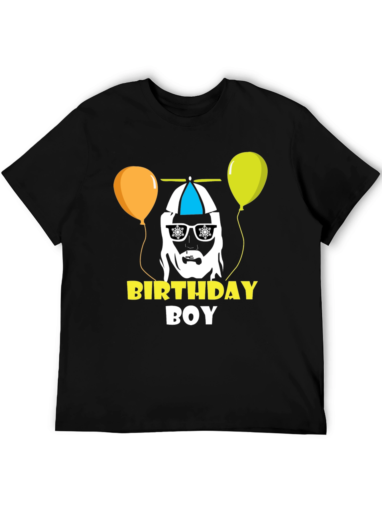 Black Birthday Boy Graphic Tee - Fun Party Shirt view 5