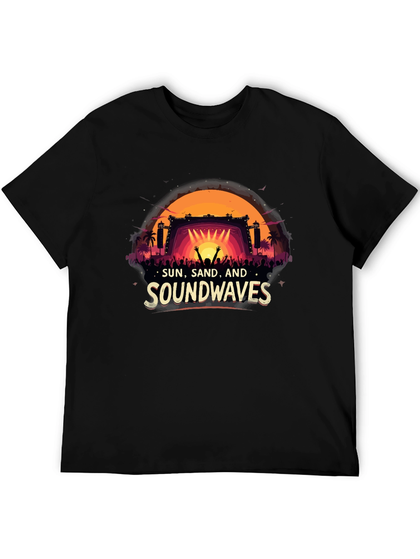 Sun, Sand, Soundwaves Graphic Tee - 5