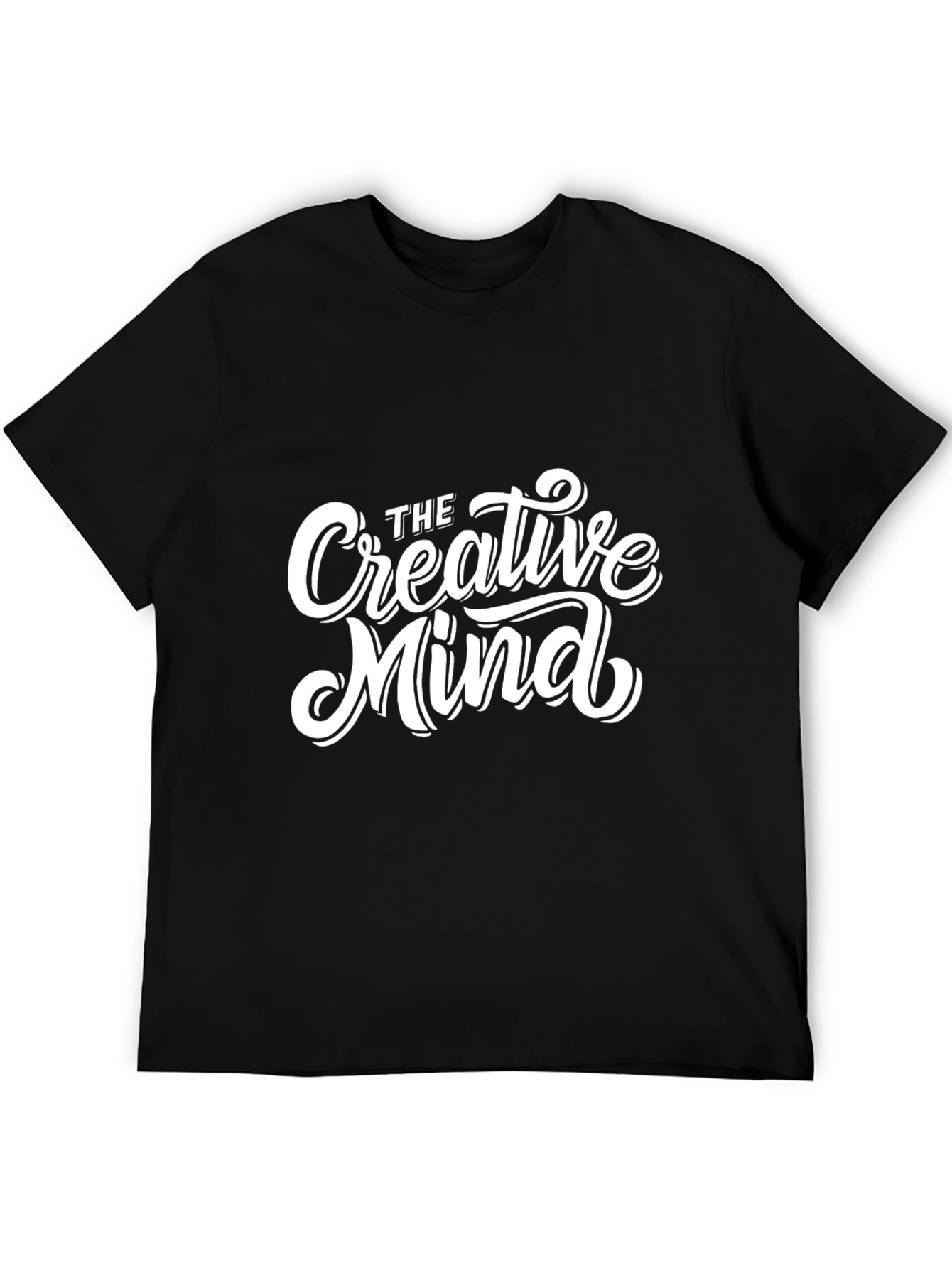 Black The Creative Mind Graphic T-Shirt view 5