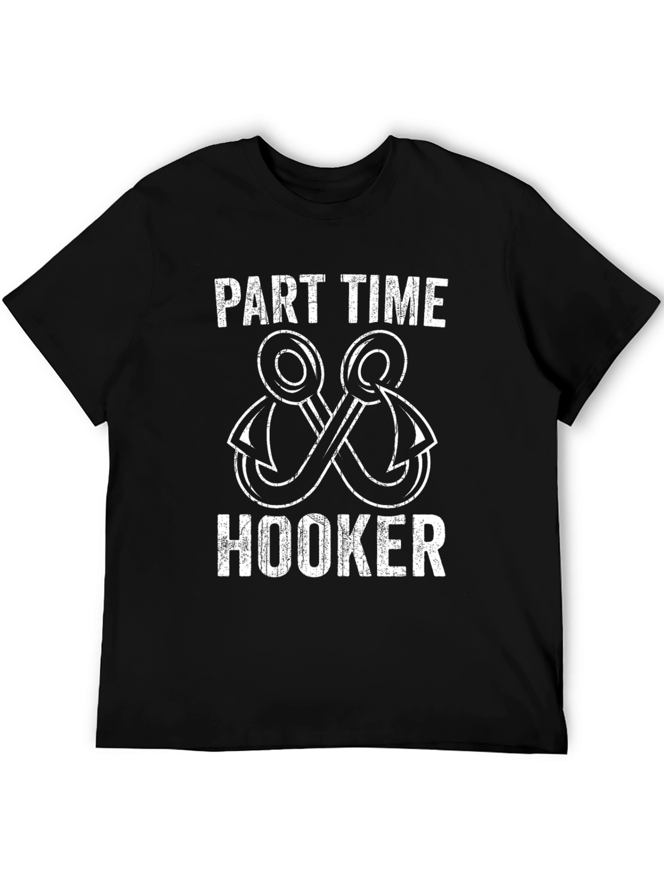 Black Part Time Hooker Graphic Tee view 5