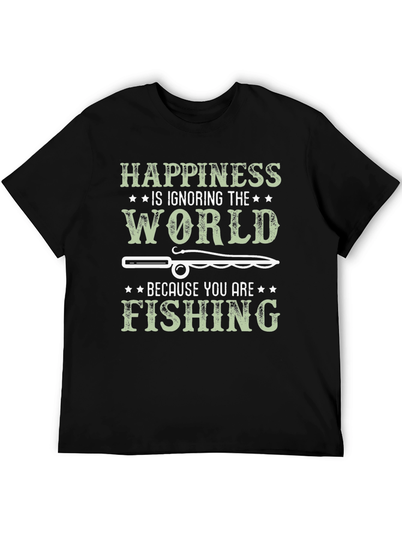 Happiness is Fishing T-Shirt - Angler's Dream! - 5